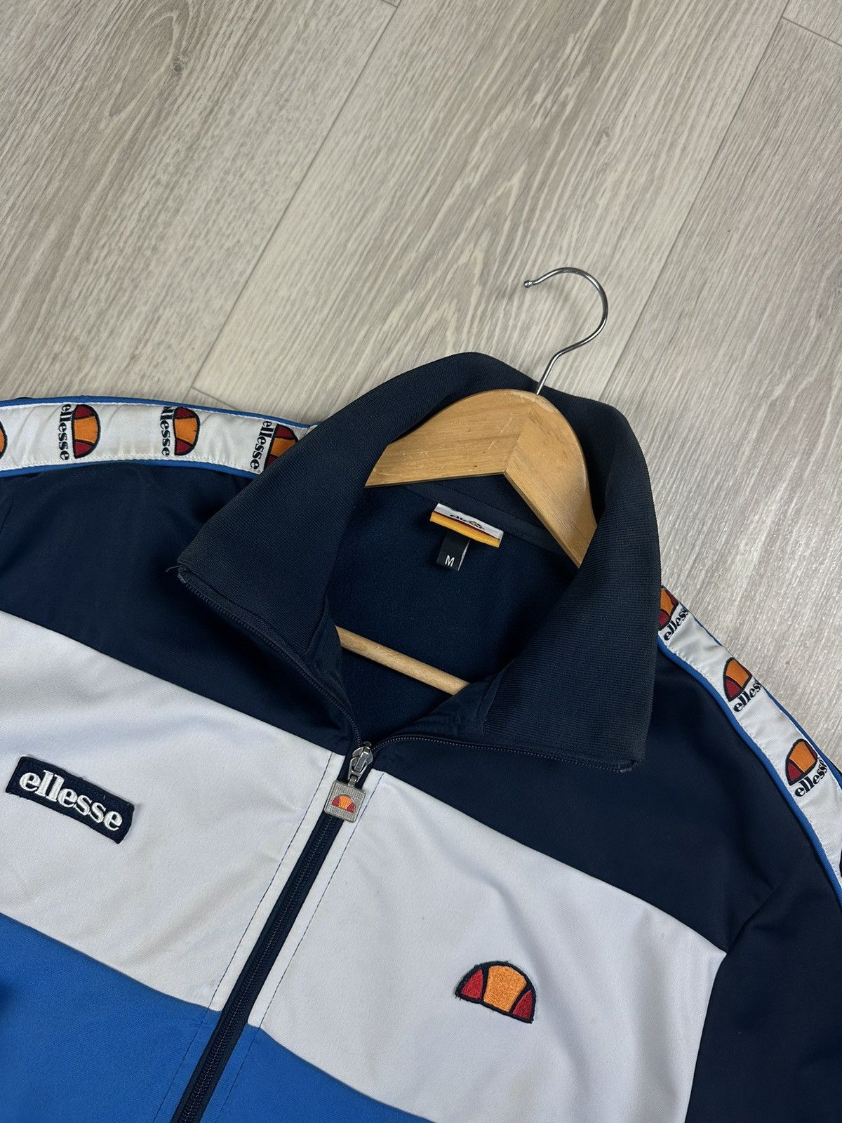 Ellesse × Vintage Vintage Ellesse Track Top Zip Sweatshirt Tennis Size US M / EU 48-50 / 2 - 5 Thumbnail