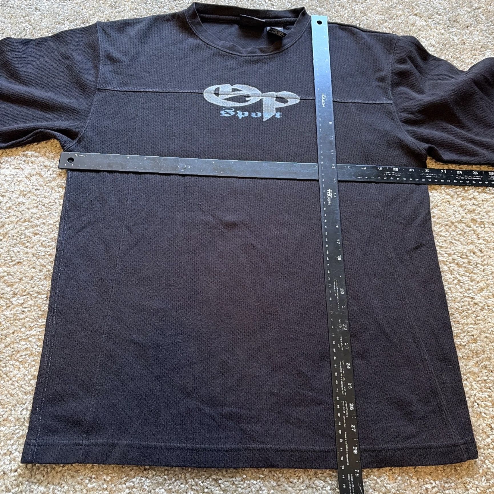 Ocean Pacific VINTAGE Ocean Pacific OP Sport Cyber Skate Surf Y2K 90s Long Sleeve Shirt Large Black Mens Size US L / EU 52-54 / 3 - 5 Thumbnail