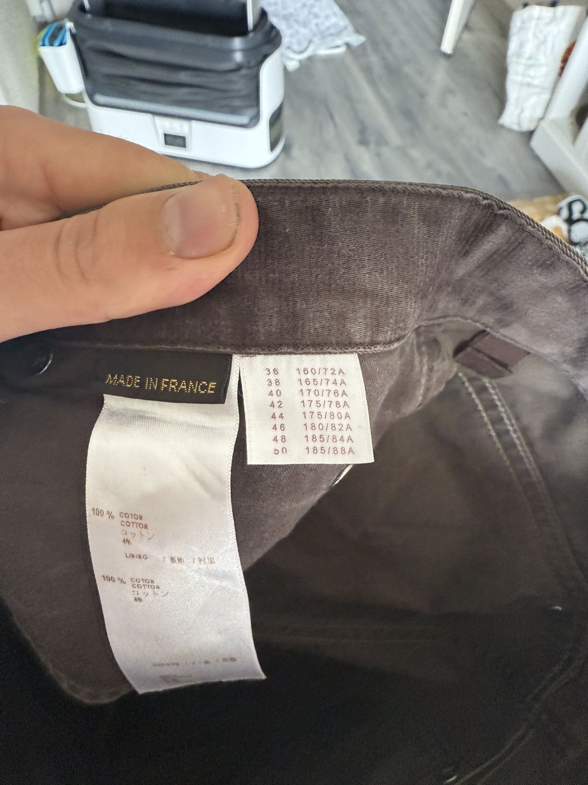Louis Vuitton Washed Olive Jeans Size US 29 - 15 Thumbnail