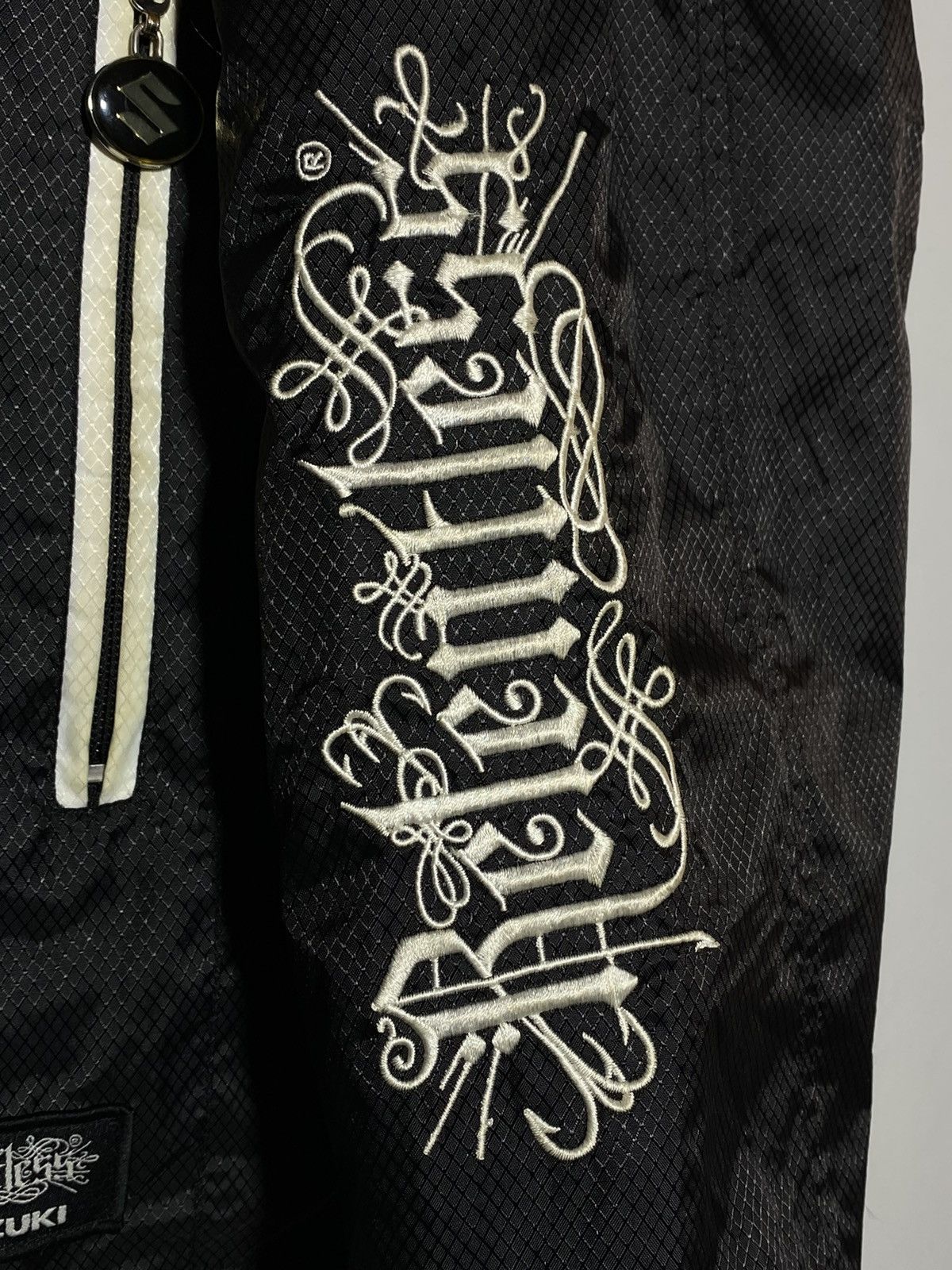 Vintage 🔥RELENTLESS SUZUKI RACING JACKET Y2K BIKER STREET GOTH VIBES Size US L / EU 52-54 / 3 - 6 Thumbnail