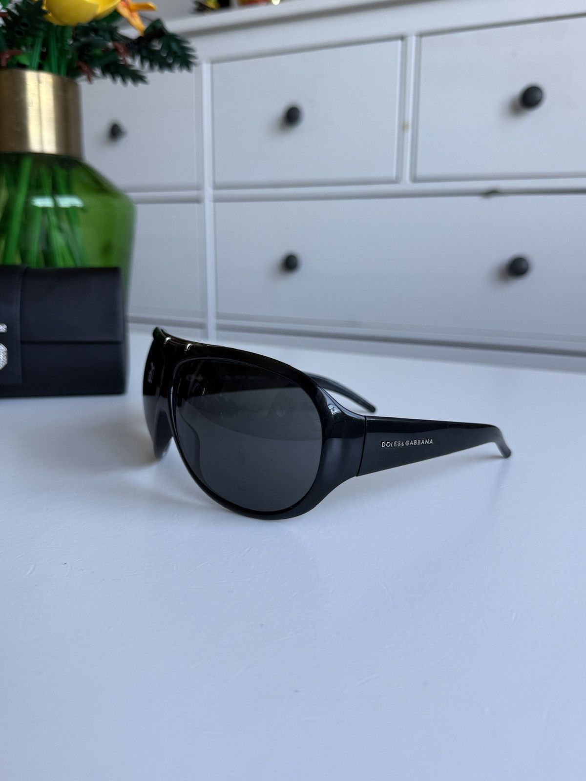 Dolce & Gabbana Vintage Dolce & Gabbana oversized sunglasses archive opium Size ONE SIZE - 3 Thumbnail