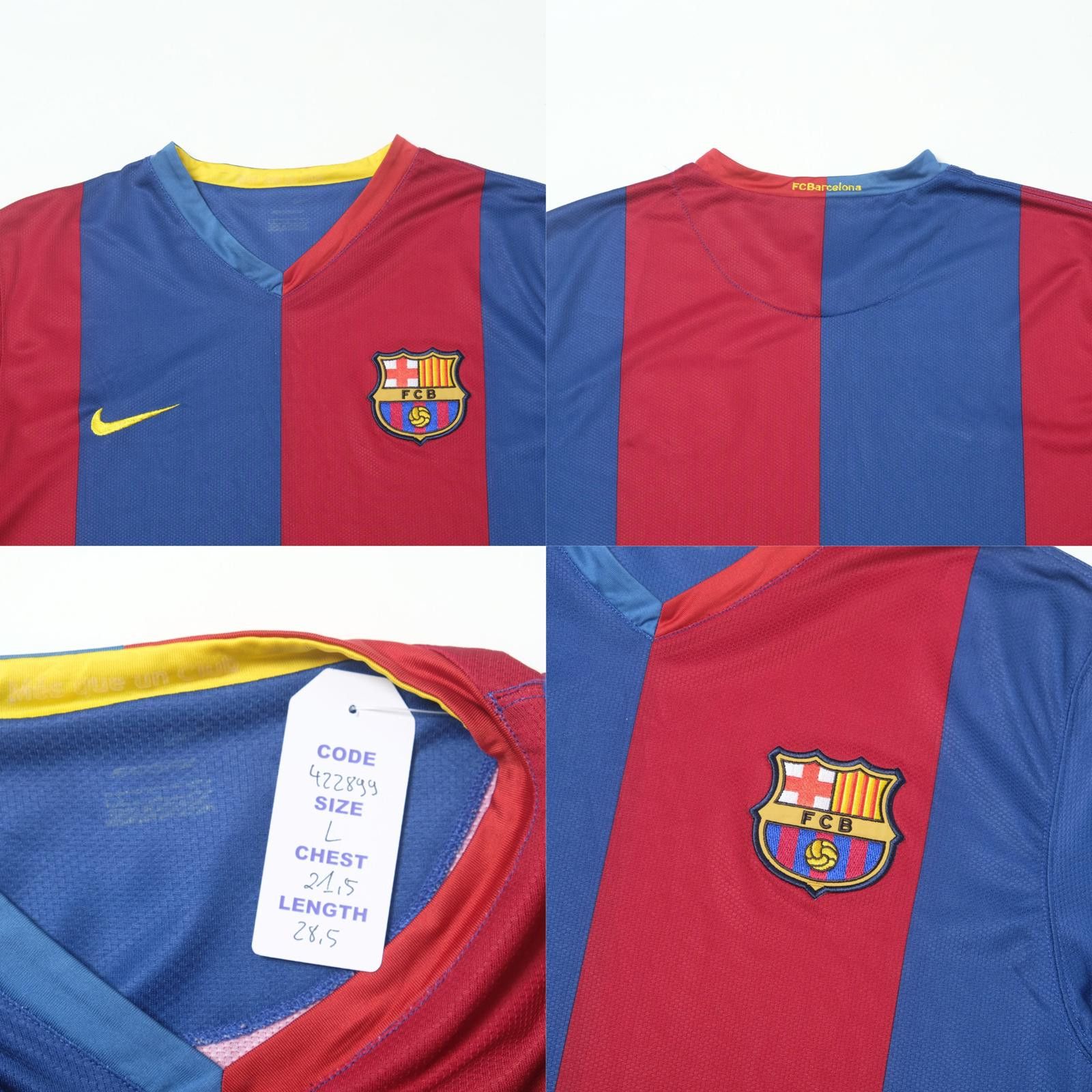 Nike 2006/07 Barcelona Home Shirt Nike (L) Size US L / EU 52-54 / 3 - 4 Thumbnail