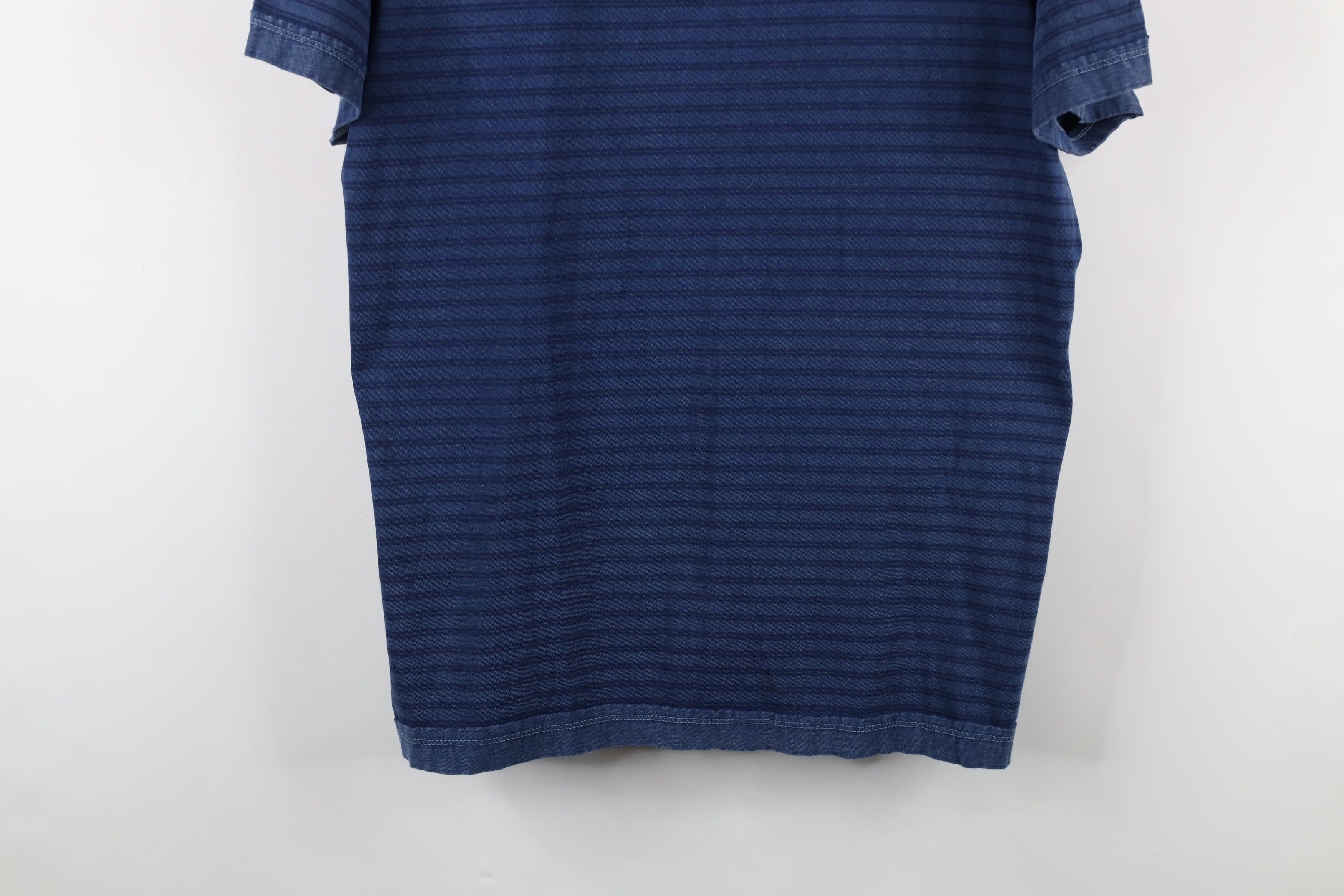 Tommy Bahama × Vintage Tommy Bahama Stonewash Short Sleeve Henley T-Shirt Blue Size US XL / EU 56 / 4 - 3 Thumbnail