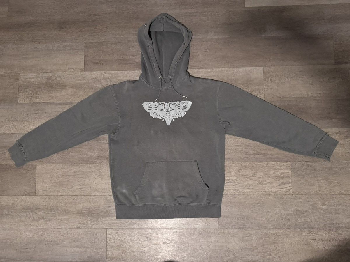 Other Custom Green Moth Graphic Spiked Hoodie Size US M / EU 48-50 / 2 - 1 Thumbnail
