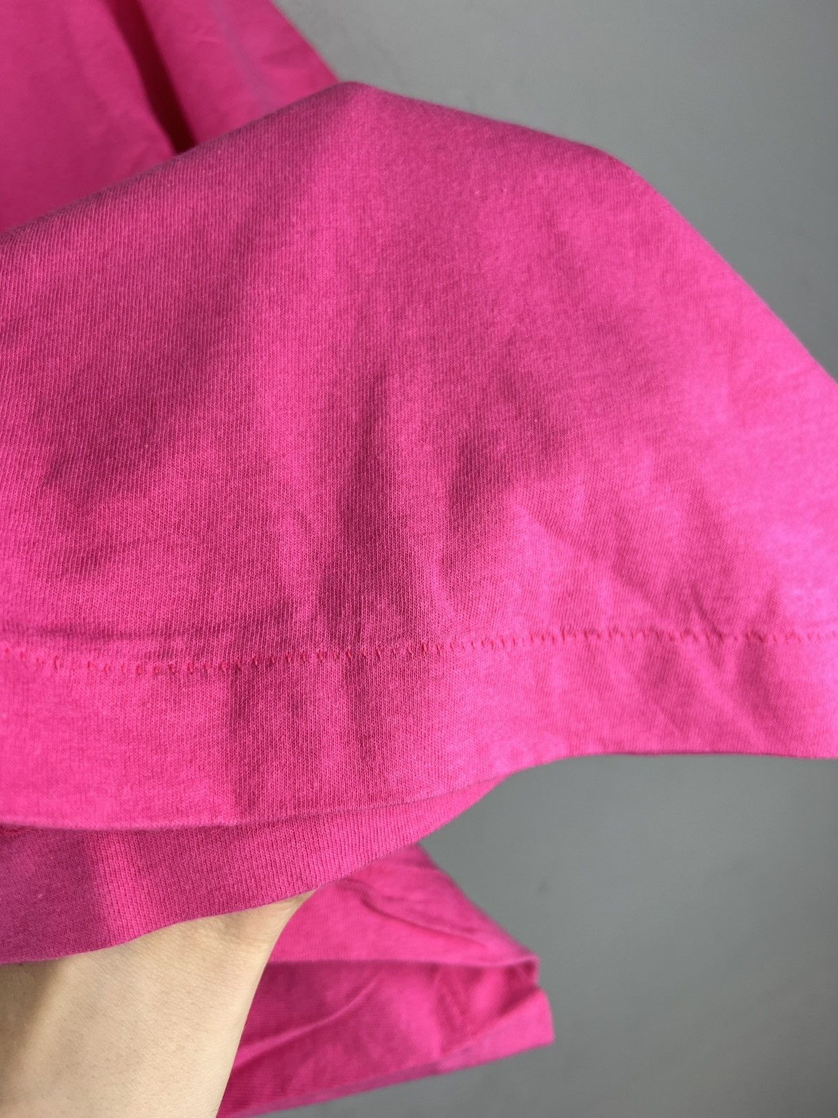 Fruit Of The Loom × Vintage Vintage 80s San Frontieres Art Pink Devil t shirt y2k style Size US L / EU 52-54 / 3 - 8 Thumbnail