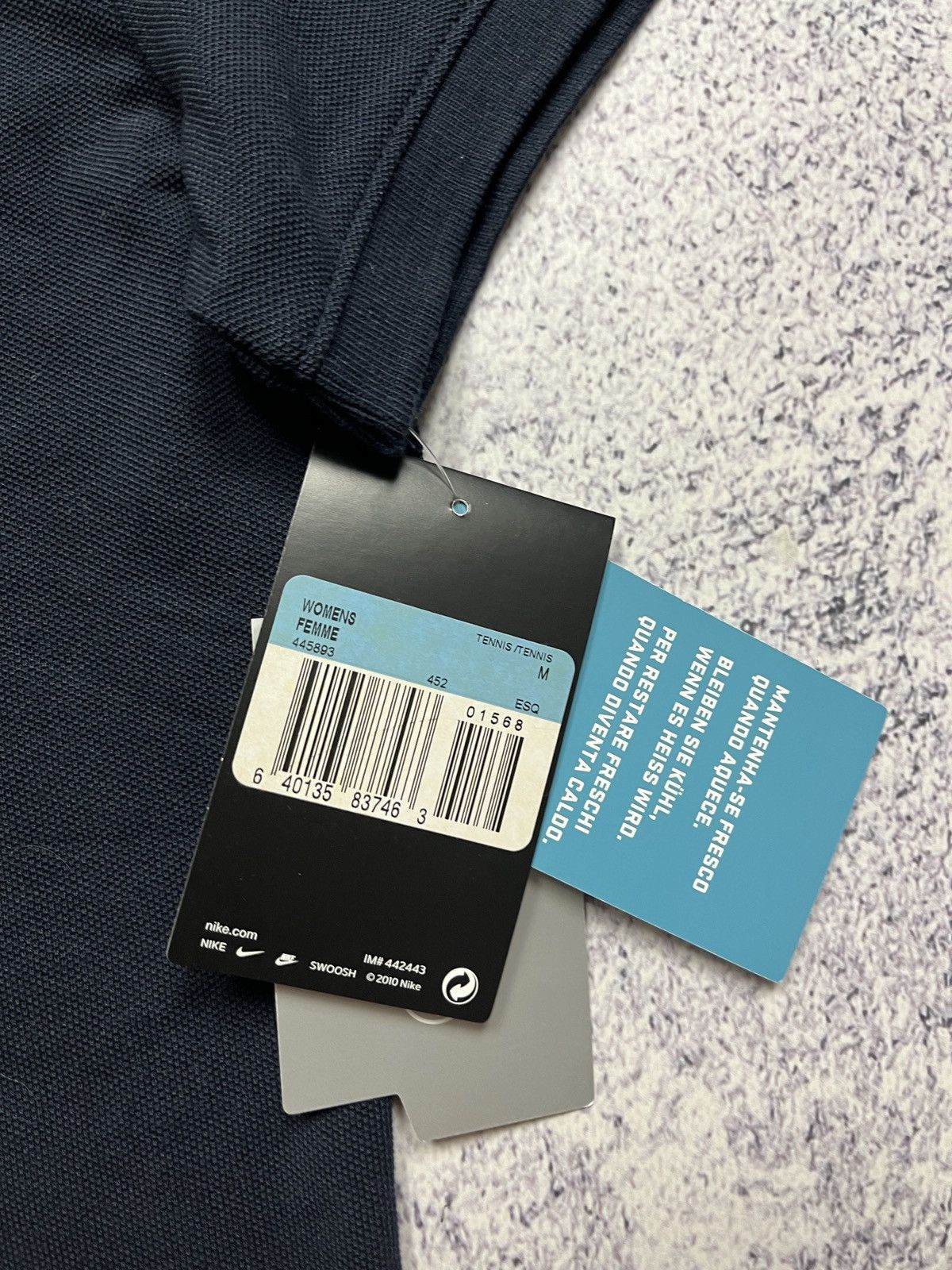 Nike × Vintage Roger Federer RF Nike Original Swiss Tennis Wmn’s Polo Shirt Size M / US 6-8 / IT 42-44 - 6 Thumbnail