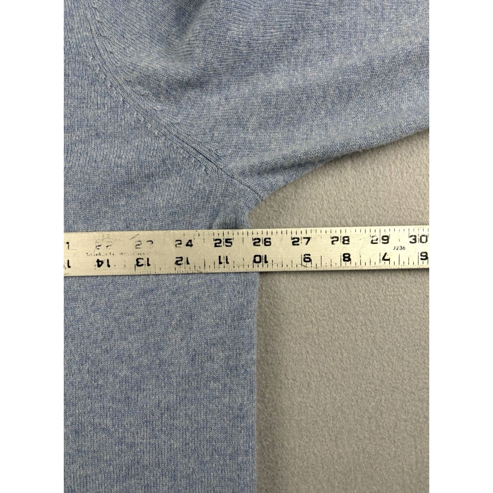 Quince Quince Sweater Men 3XL Blue Cashmere V-Neck Knit Pullover Casual Solid Tight-Knit Size US XXL / EU 58 / 5 - 6 Thumbnail