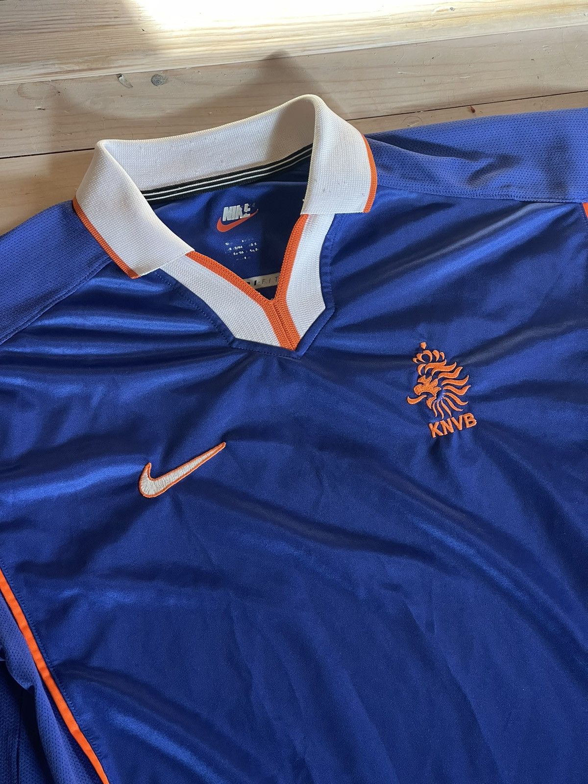 Nike 1999 Nike KNVB Netherland vintage soccer jersey Size US L / EU 52-54 / 3 - 4 Thumbnail