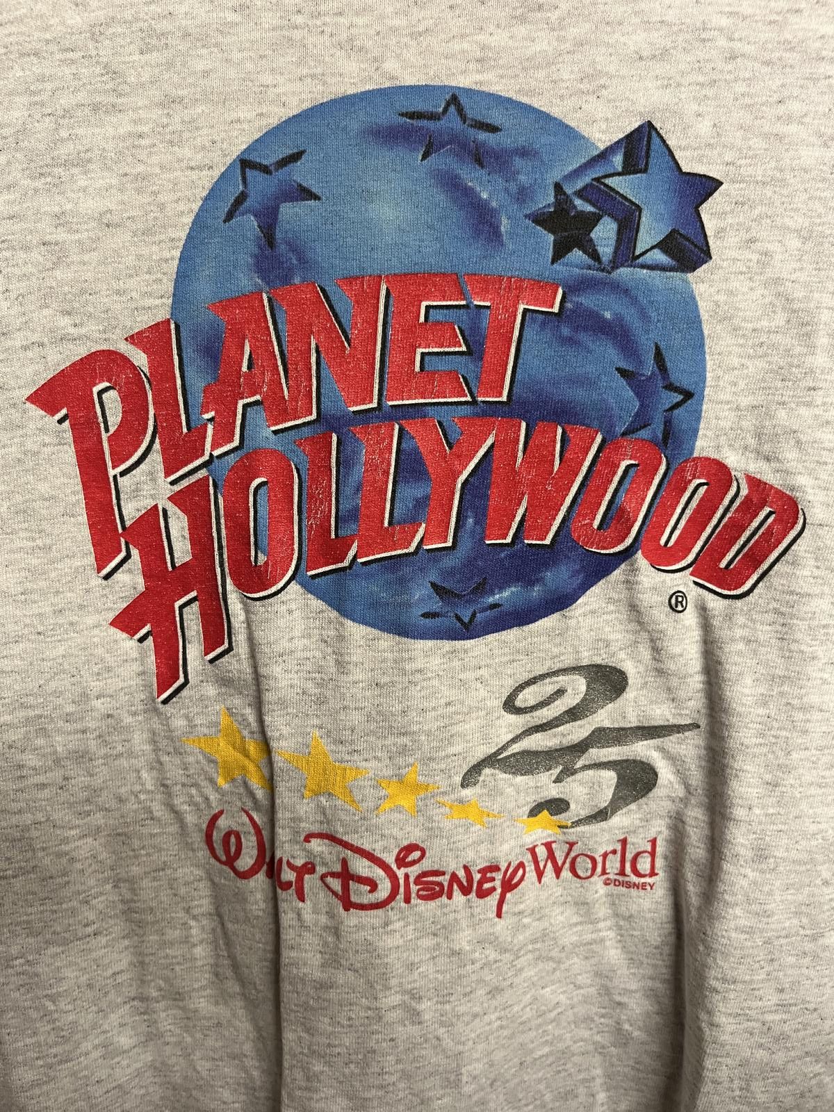 Designer VTG T-shirt Planet Hollywood 25th Walt Disney World Tee Size US XL / EU 56 / 4 - 3 Thumbnail