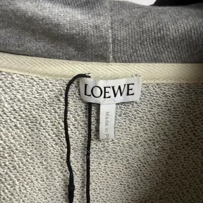 Loewe Loewe Gray long sleeve hoodie with logo Size US XL / EU 56 / 4 - 2 Thumbnail