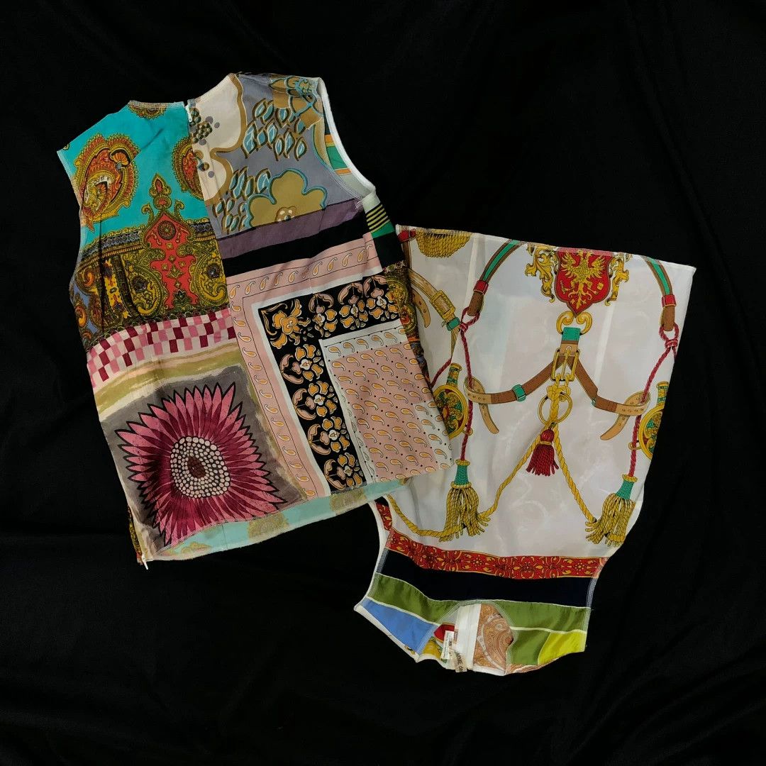 Comme des Garcons CDG 11AW Golden Goddess Vintage Hermès Silk Vest S/XS Size US S / EU 44-46 / 1 - 3 Thumbnail