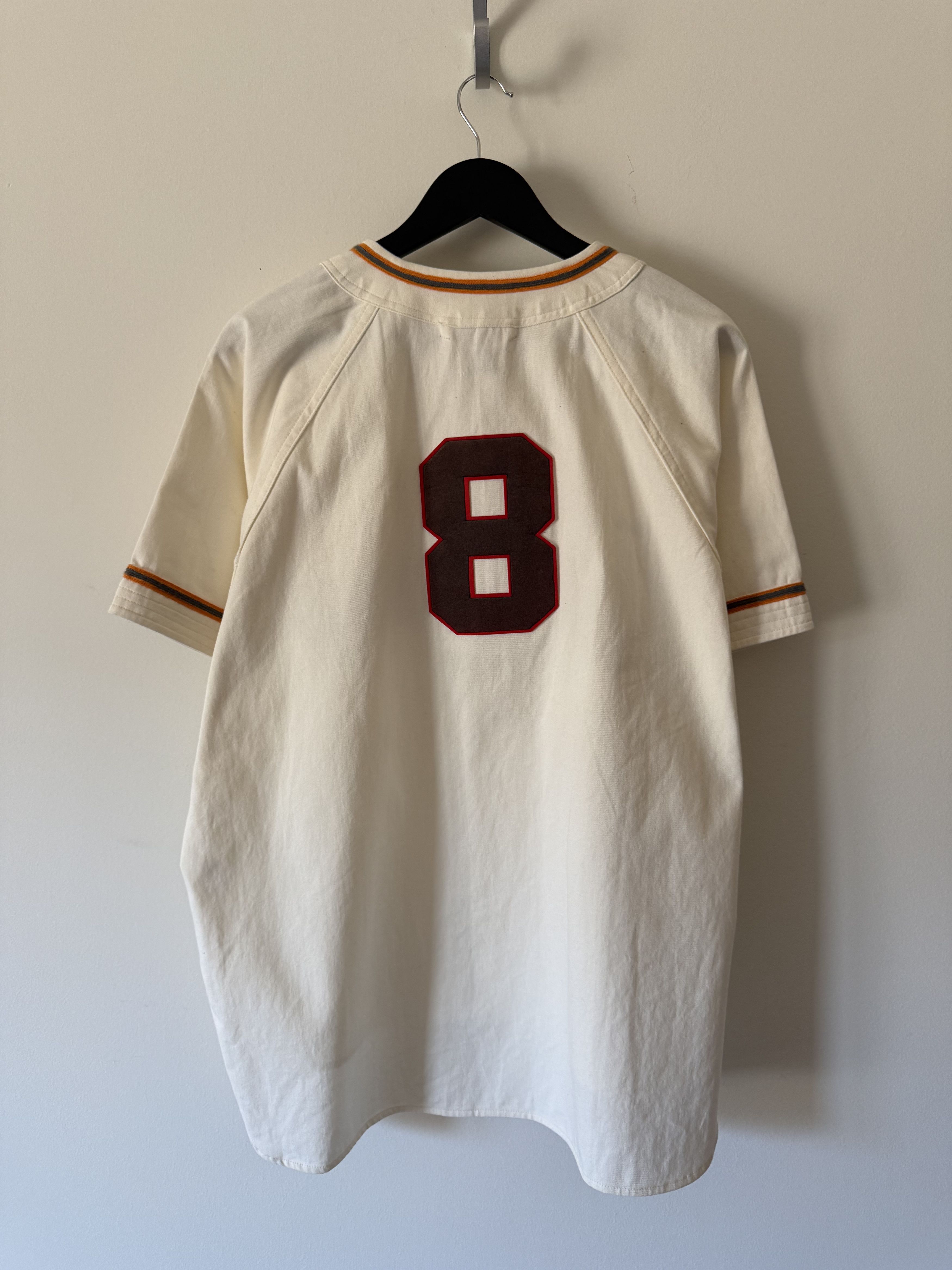 Bode Bode Baseball Shirt in White Size US M / EU 48-50 / 2 - 5 Thumbnail