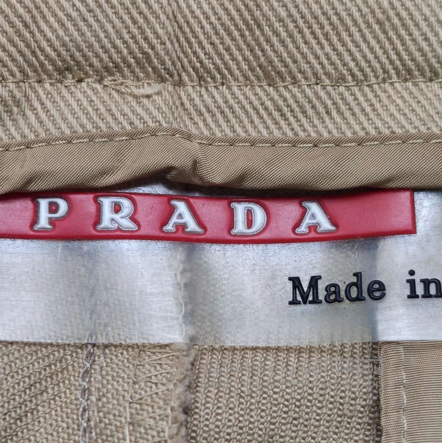 Prada Prada Colorblock Cotton Trousers Size 38 . Size 37" - 4 Thumbnail