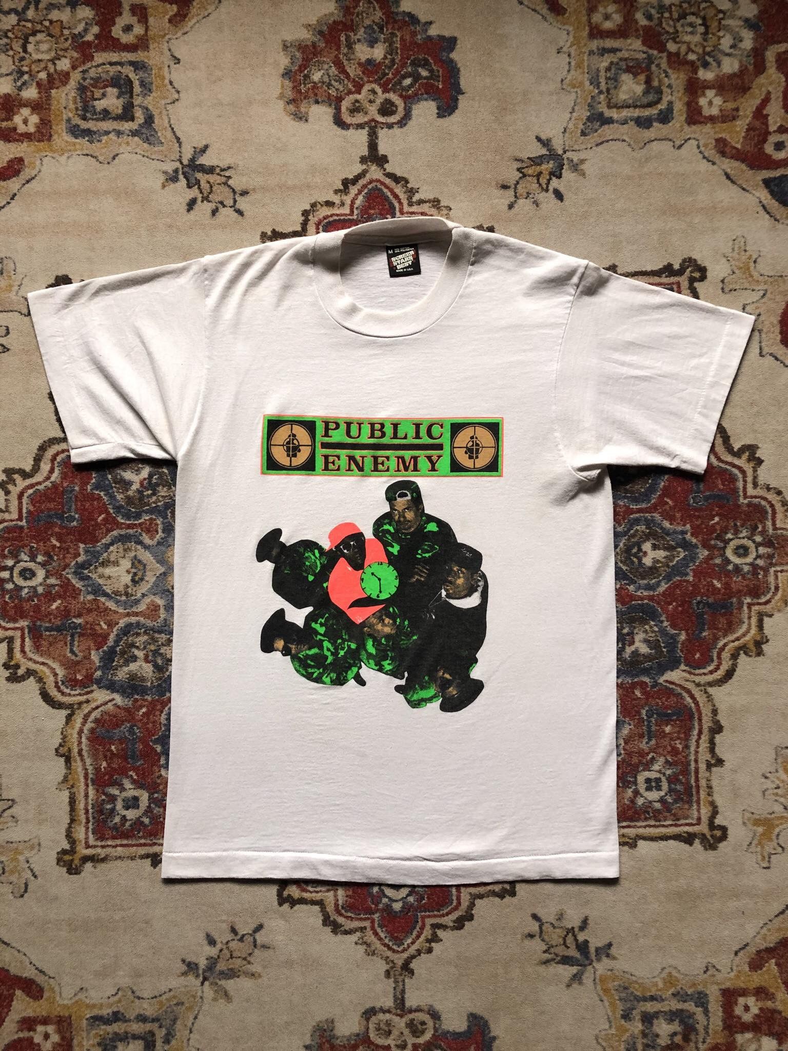 Vintage Public Enemy Hip Hop Rap Shirt