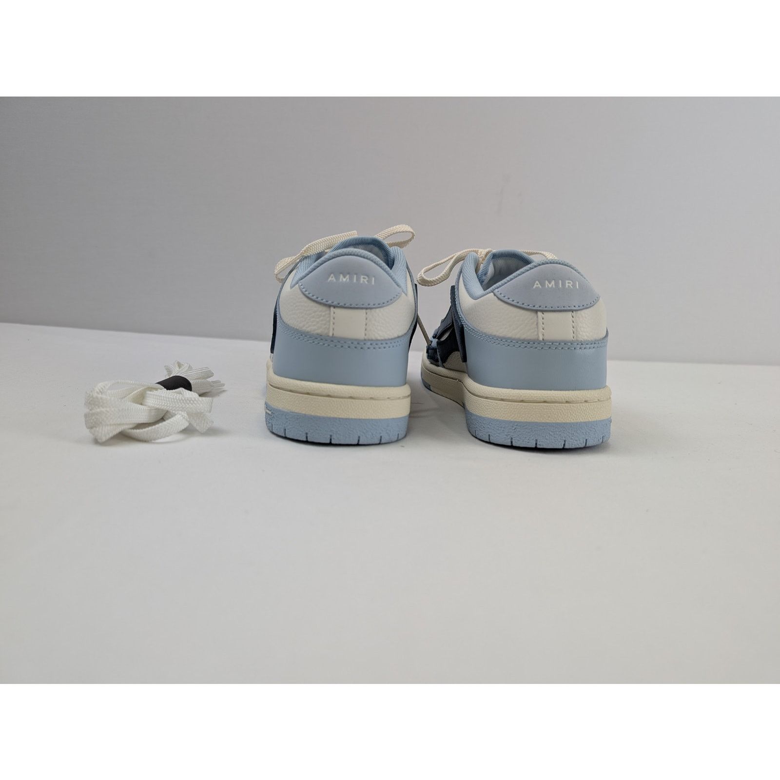Amiri o1rshd1 Skel Top Low / Skeleton Low Top Sneakers Baby Blue Size US 7 / EU 40 - 6 Thumbnail