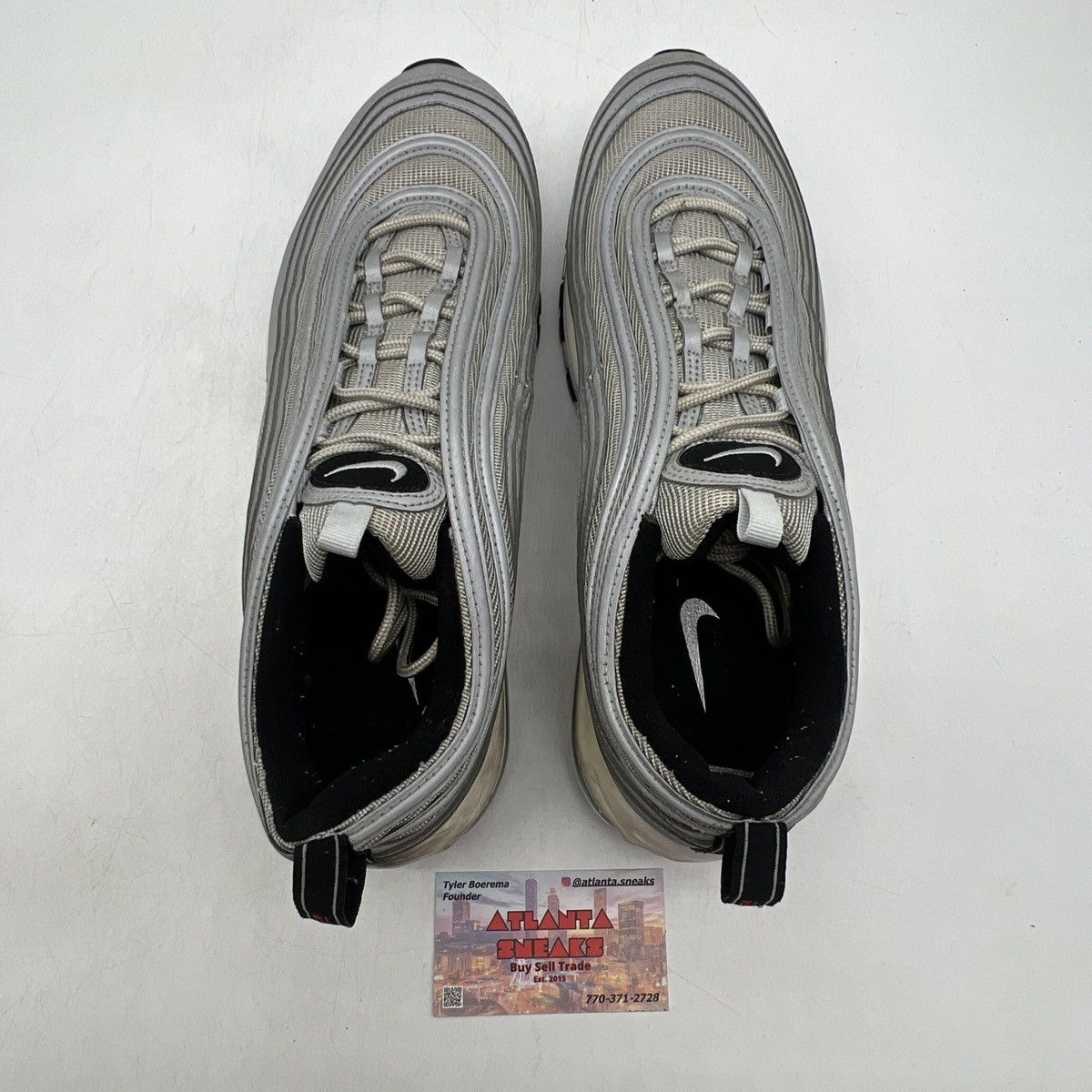 Nike Air max 97 reflect silver Size US 12 / EU 45 - 6 Thumbnail