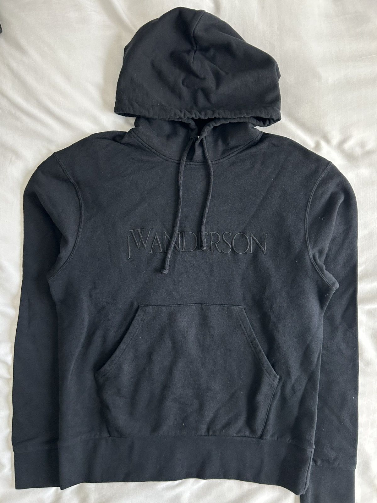 JW Anderson JW Anderson Logo Hoodie Sweatshirt Embroidered Size US S / EU 44-46 / 1 - 1 Thumbnail