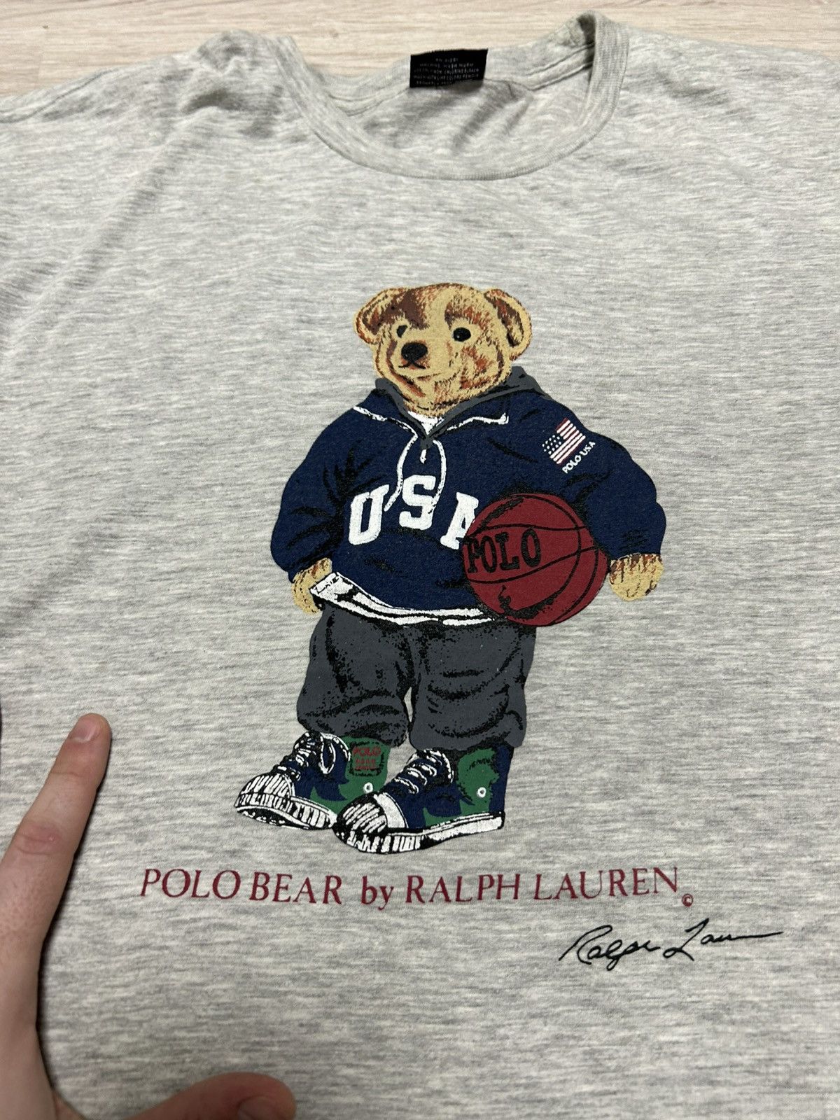 Polo Ralph Lauren Vintage 90’s Polo Ralph Lauren Bear Made in USA size XL Size US XL / EU 56 / 4 - 7 Thumbnail