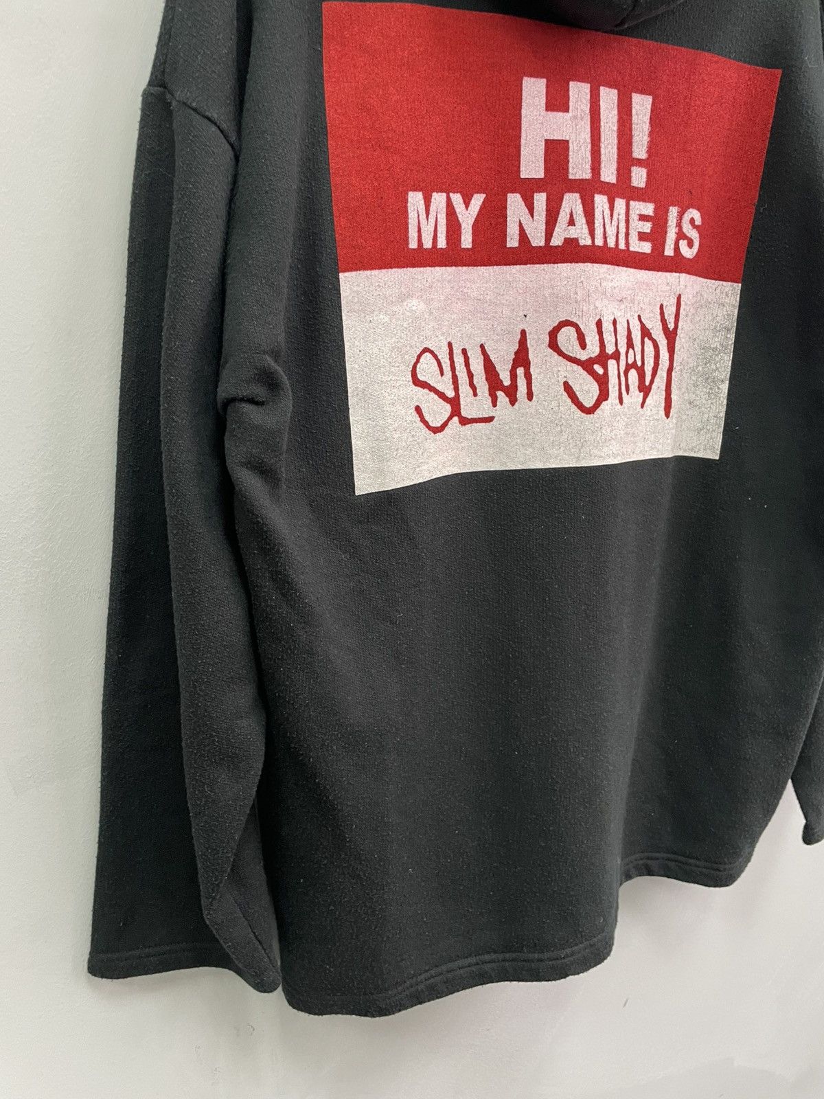 Band Tees × Eminem × Vintage VINTAGE BOXY HOODIE 90s EMINEM RARE SLIM SHADY Size US L / EU 52-54 / 3 - 2 Thumbnail