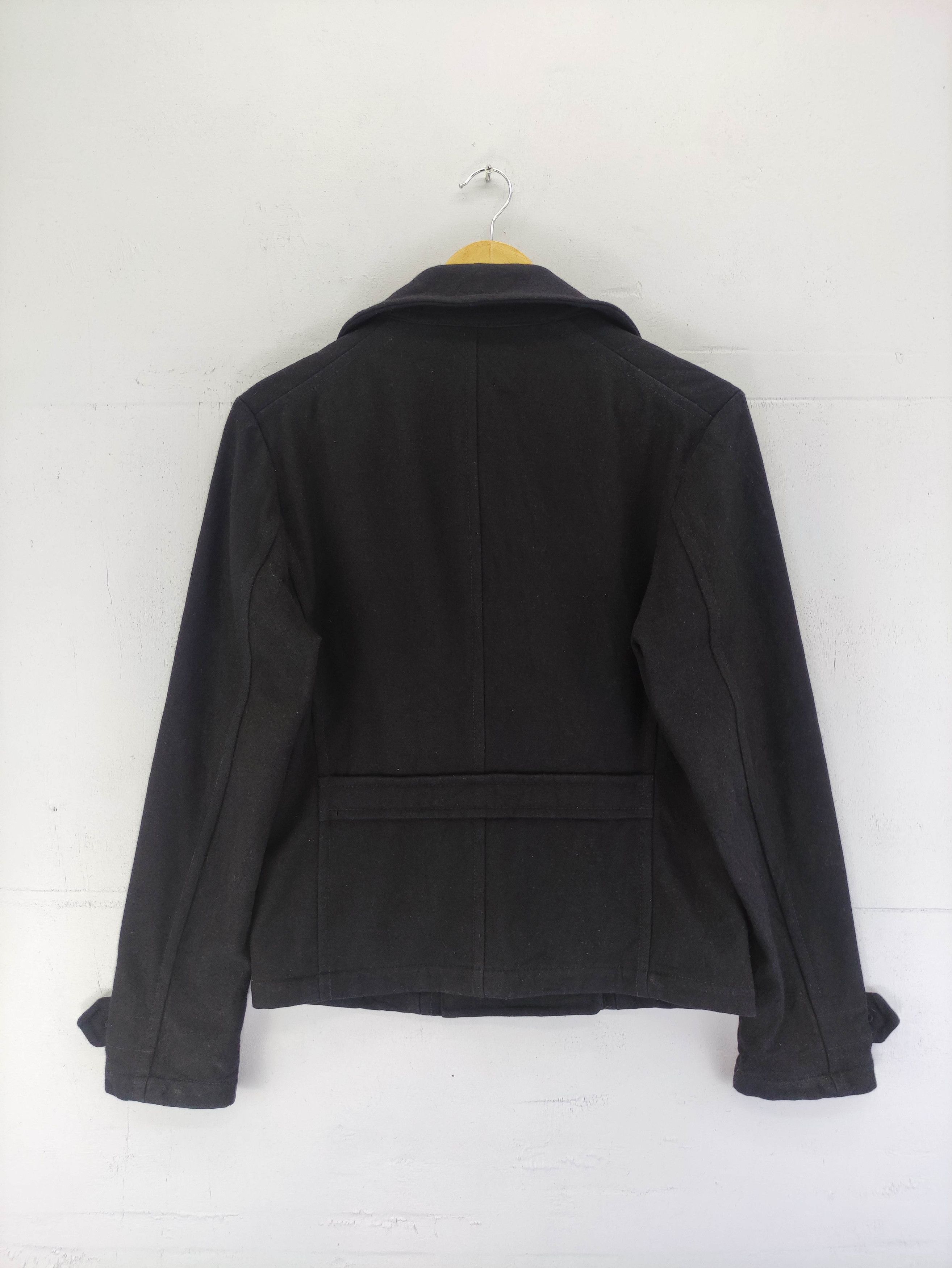 PPFM Vintage PPFM Black Wool Coat Jacket Size US S / EU 44-46 / 1 - 8 Thumbnail