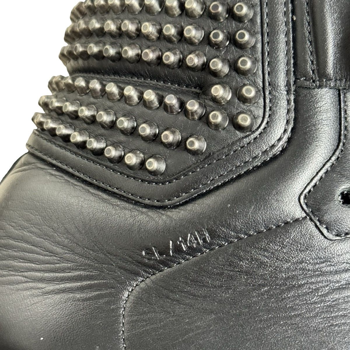 Saint Laurent Paris SAINT LAURENT PARIS SL/14H BLACK STUDDED HIGHTOPS Size US 10.5 / EU 43-44 - 12 Thumbnail