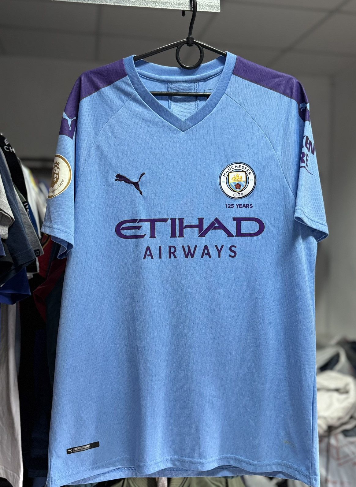 Puma Puma FC Manchester City Vintage Football Soccer Jersey Size US L / EU 52-54 / 3 - 1 Thumbnail