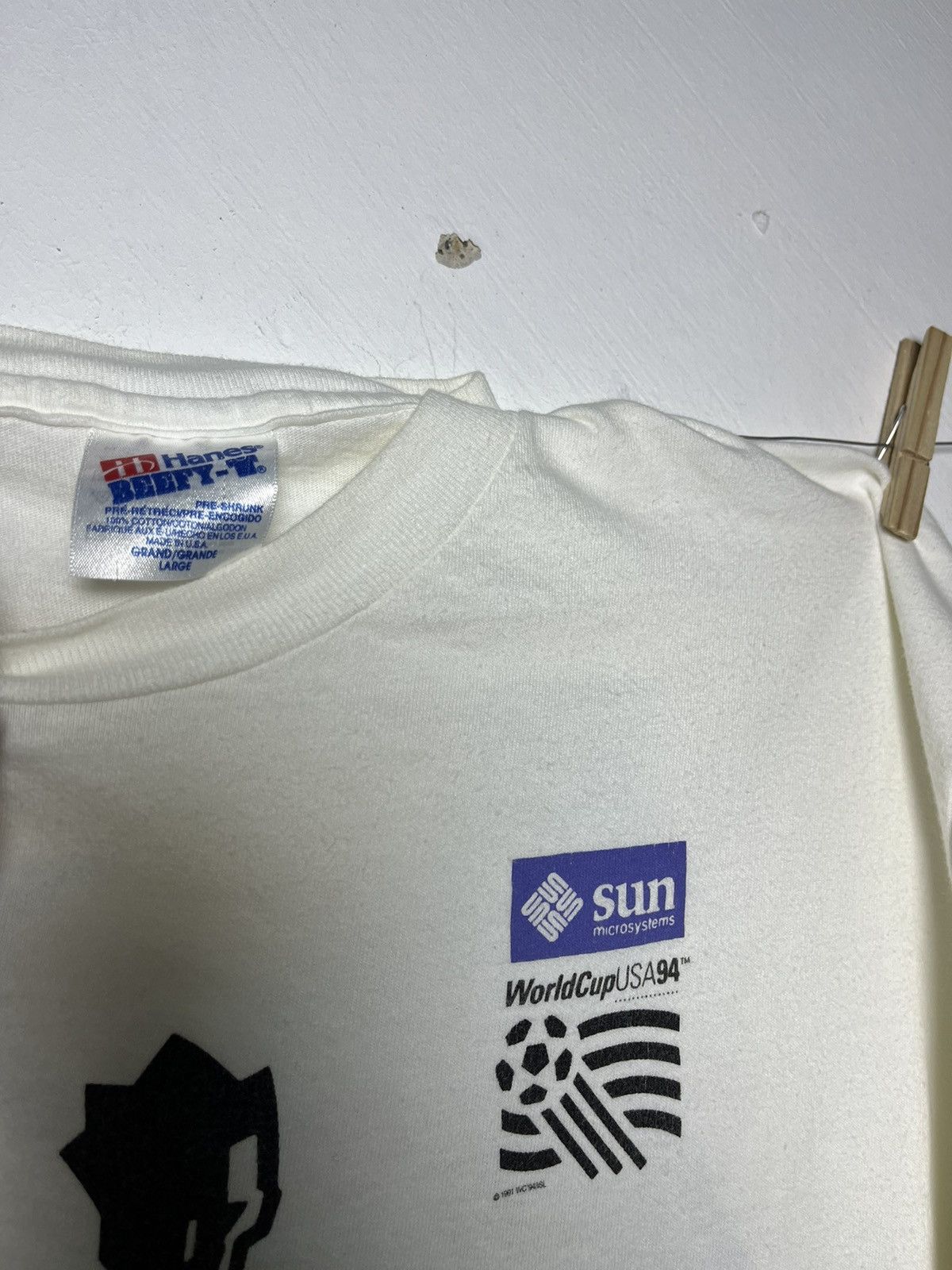 Vintage ⚽️ Vintage FIFA World Cup Tee – Classic Football Vibes! Size US L / EU 52-54 / 3 - 4 Thumbnail