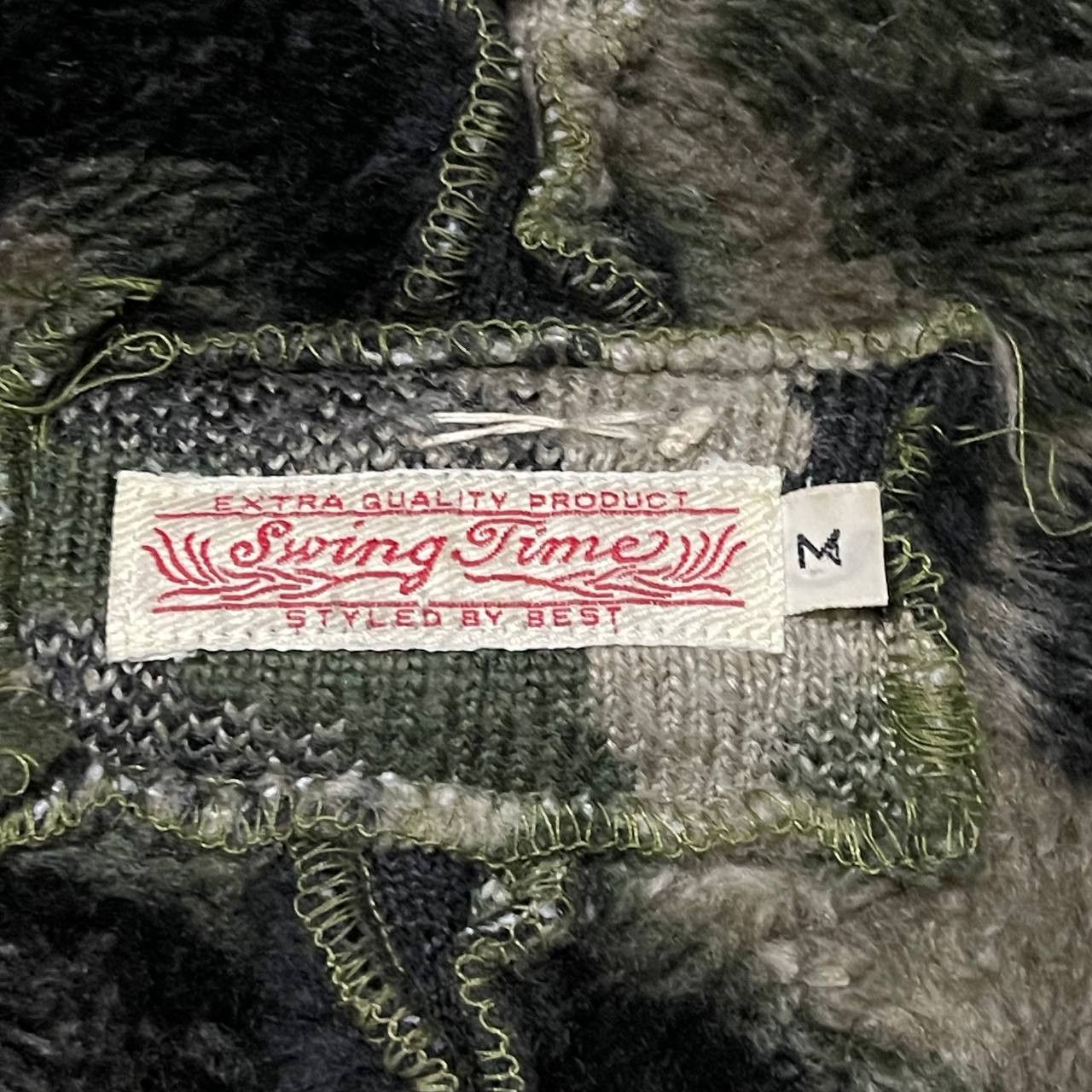 Japanese Brand Vintage Swing Time Camo 100% Acrylic Coat Japan Made Size US M / EU 48-50 / 2 - 8 Thumbnail