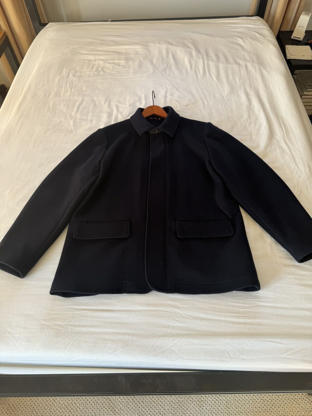 Image of Brooks Brothers Men Coat XL in Navy