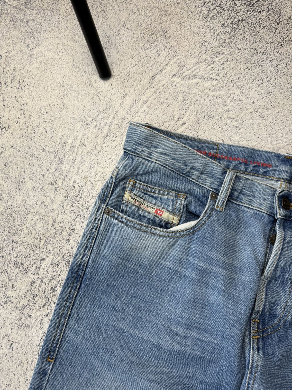 Diesel Vintage Crazy Diesel Jeans Mini Logo Y2K USA Size US 32 / EU 48 - 14 Thumbnail