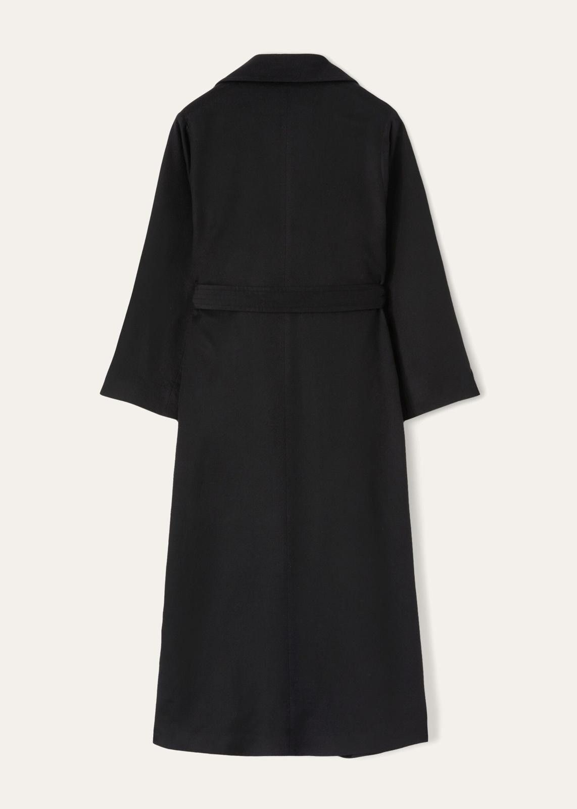 Loro Piana o1srvl11e1124 Cashmere Long Coat in Black Size XS / US 0-2 / IT 36-38 - 2 Thumbnail
