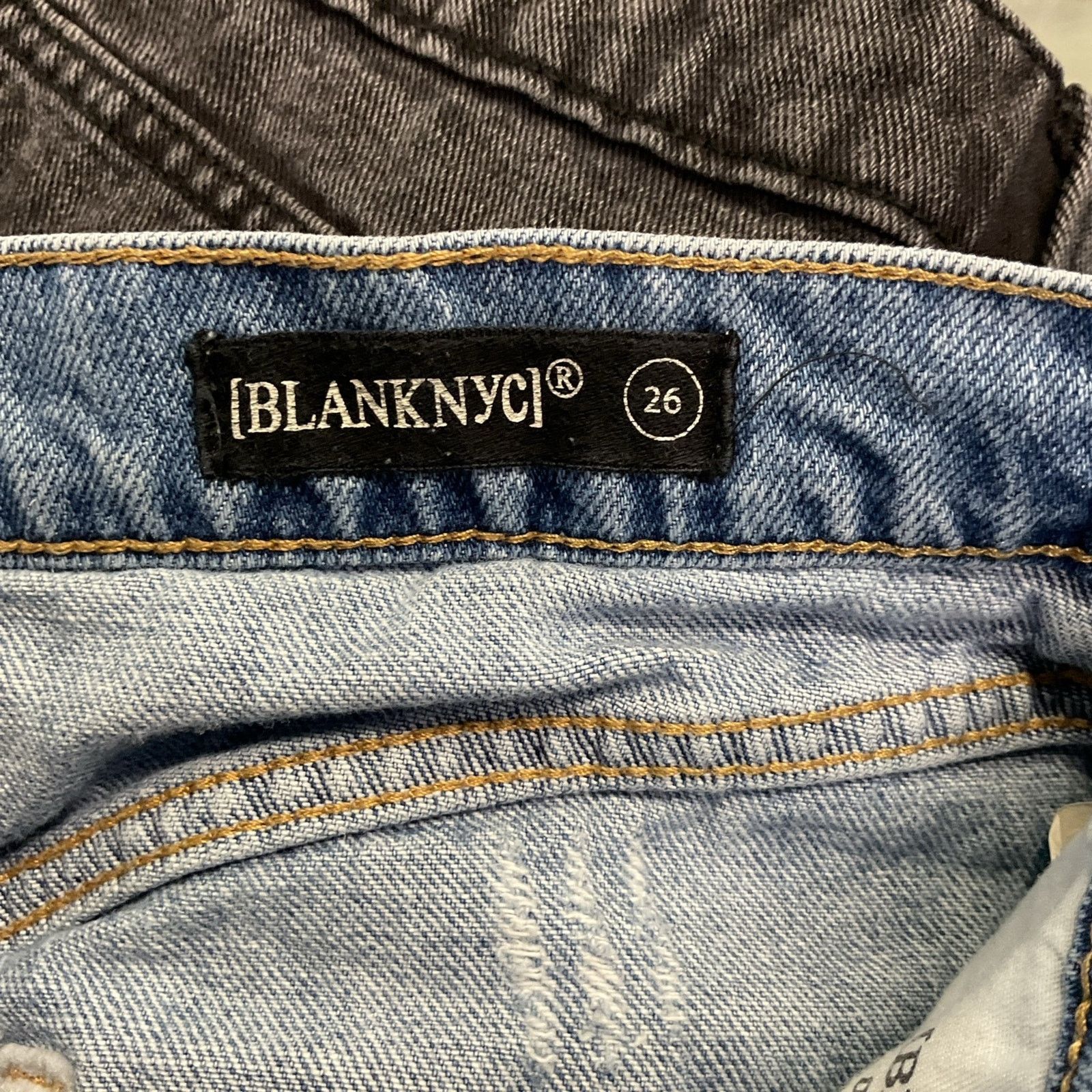 BLANKNYC Blank NYC Denim Mini Cut-Off Shorts Size 36" / US 14 / IT 50 - 4 Thumbnail