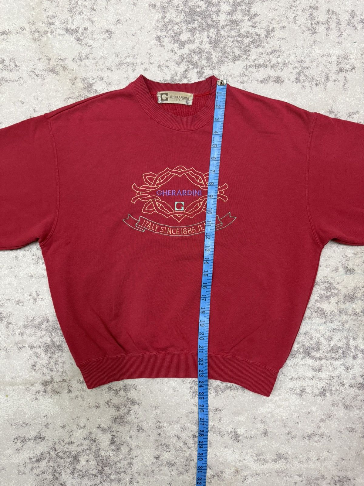 Vintage Vintage 90s Gherardini Italy Embroidery Spellout Sweatshirt Size US S / EU 44-46 / 1 - 16 Thumbnail