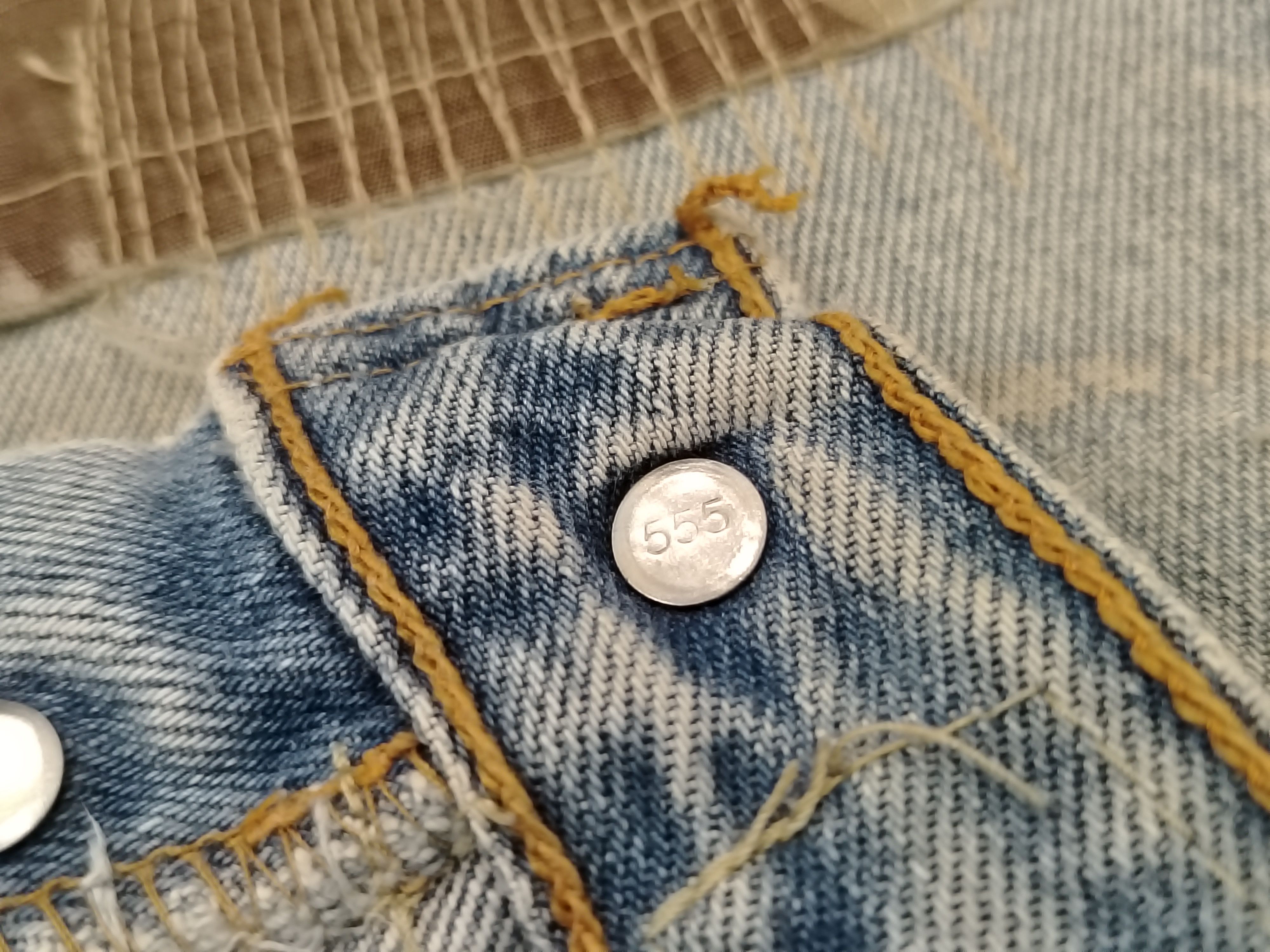 Levi's Levis 501 Jeans Vintage ARTWORK Army Size US 33 - 11 Thumbnail