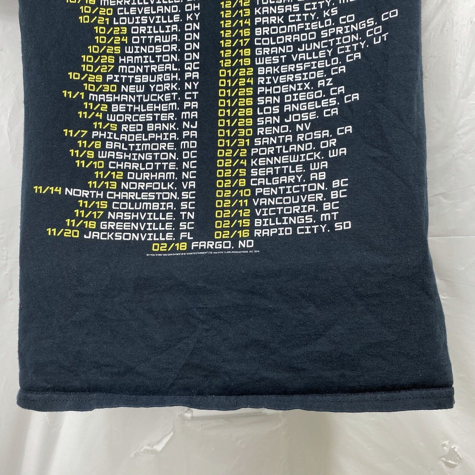 Gildan So You Think You Can Dance Graphic T-Shirt Season 11 Tour Size US S / EU 44-46 / 1 - 8 Thumbnail