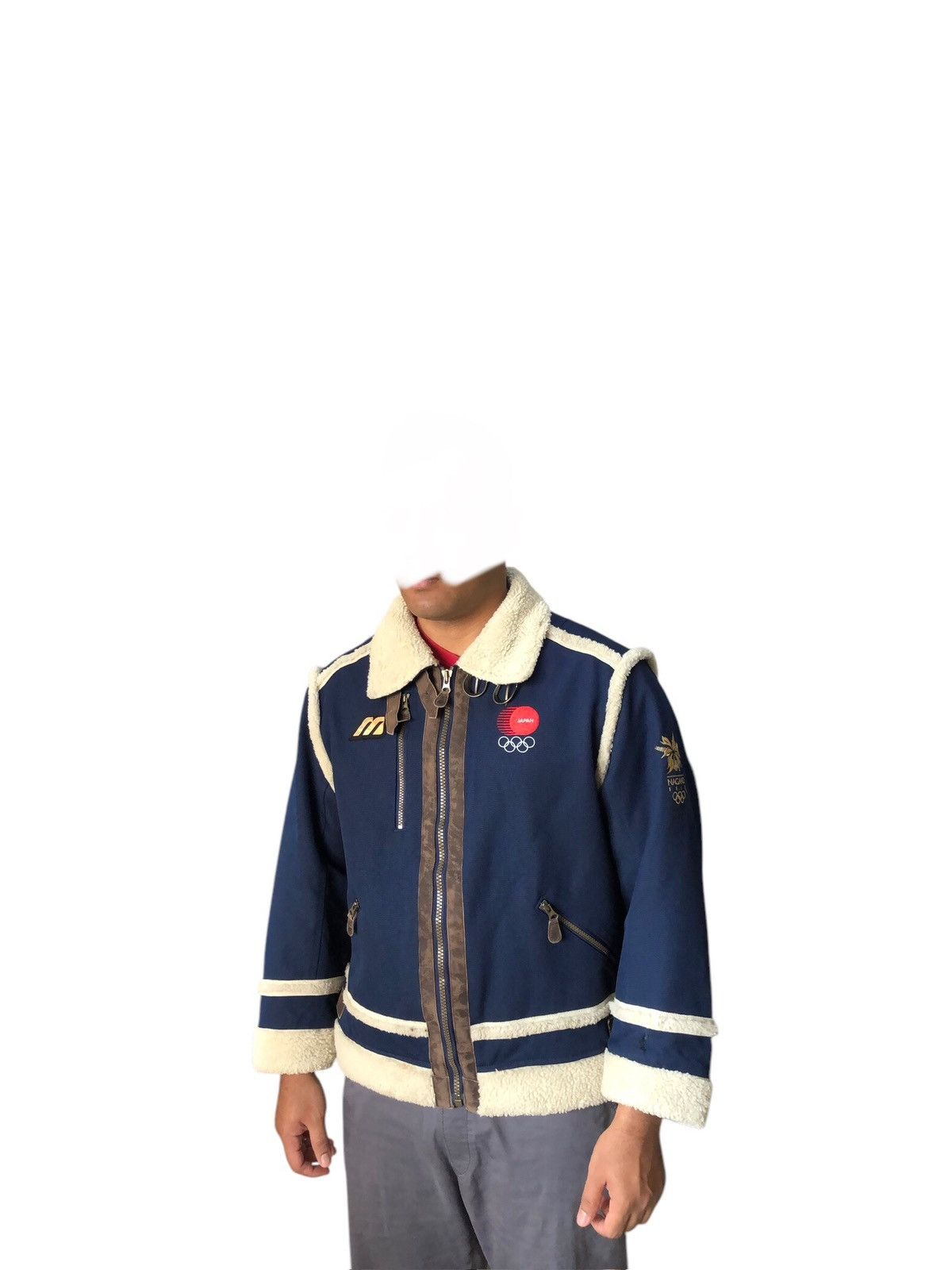 Vintage Vintage Mizuno 1998 Nagano Olympic Winter Jacket Japan Teams Size US M / EU 48-50 / 2 - 20 Thumbnail
