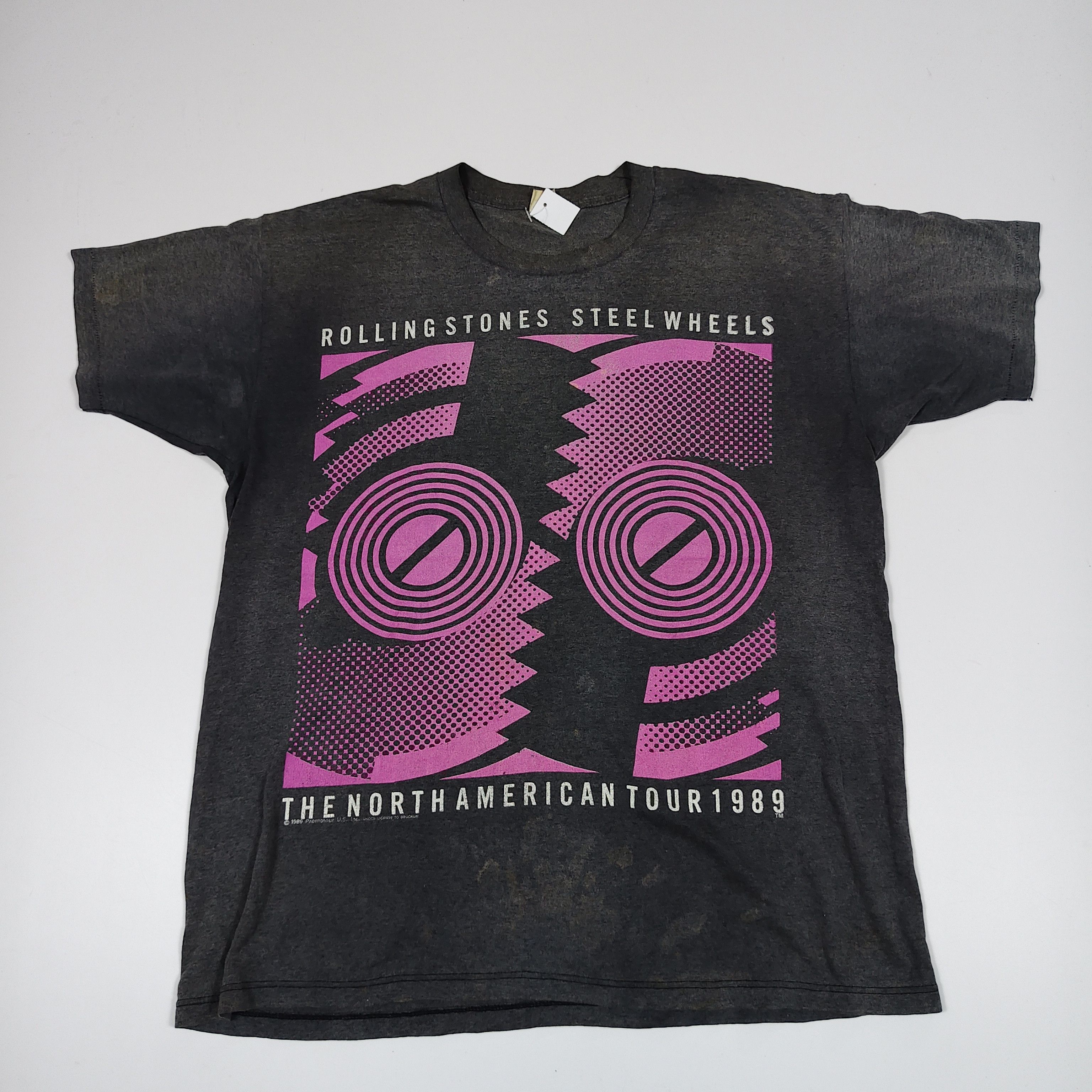 The Rolling Stones 1989 Rolling Stones Steel Wheels The North American Tour #E Size US L / EU 52-54 / 3 - 1 Thumbnail