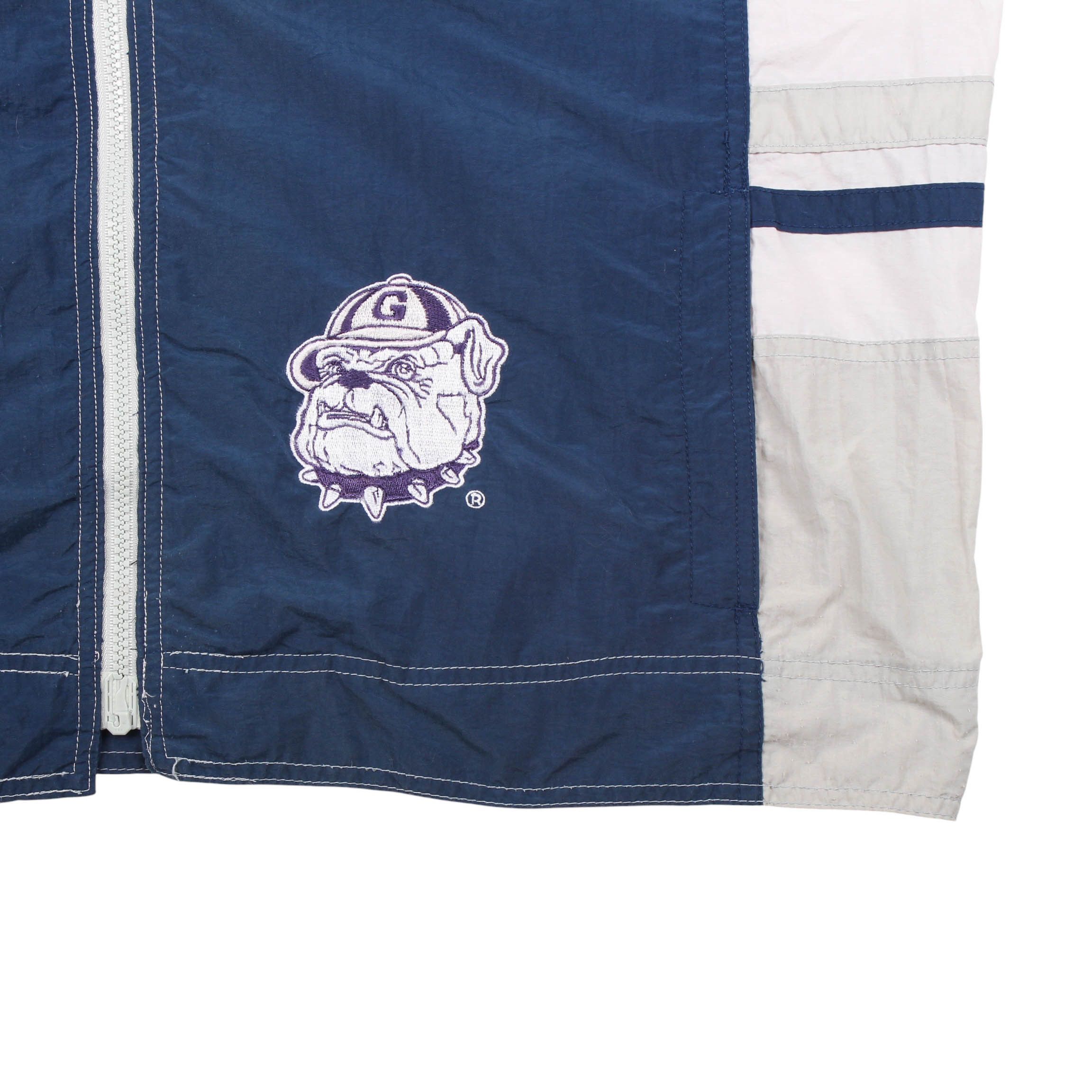 Starter Georgetown Bulldogs Jacket Starter 90s NCAA Windbreaker Size US XL / EU 56 / 4 - 8 Thumbnail