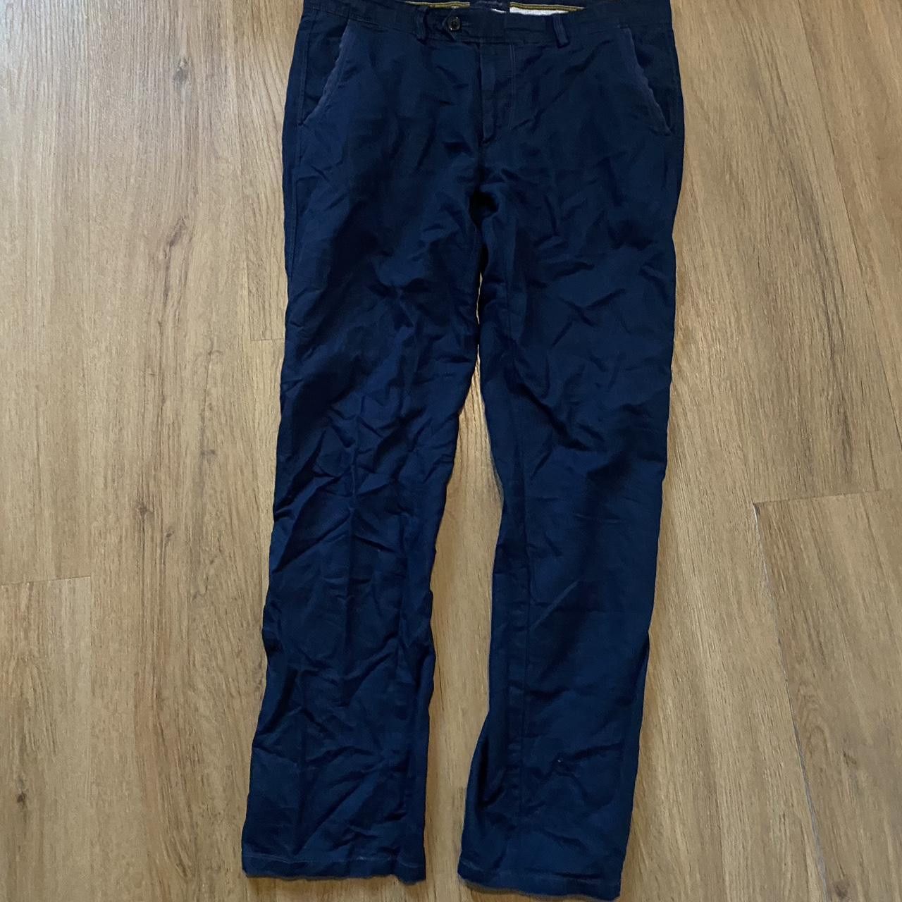 Other Christian Berg Navy blue cotton trousers #trousers Size US M / EU 48-50 / 2 - 1 Thumbnail