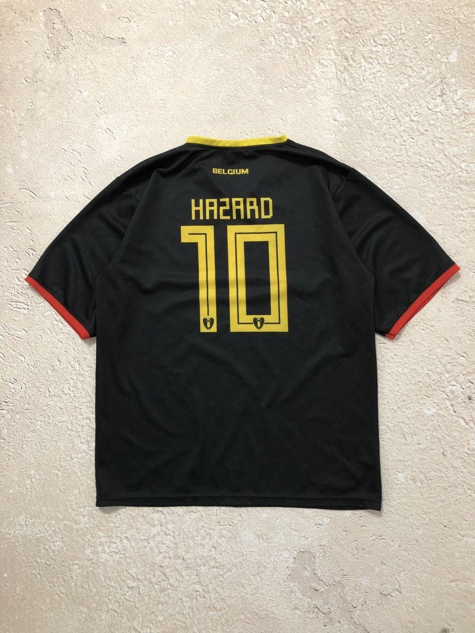 Vintage Hazard Belgium distressed jersey soccer Size US L / EU 52-54 / 3 - 2 Thumbnail