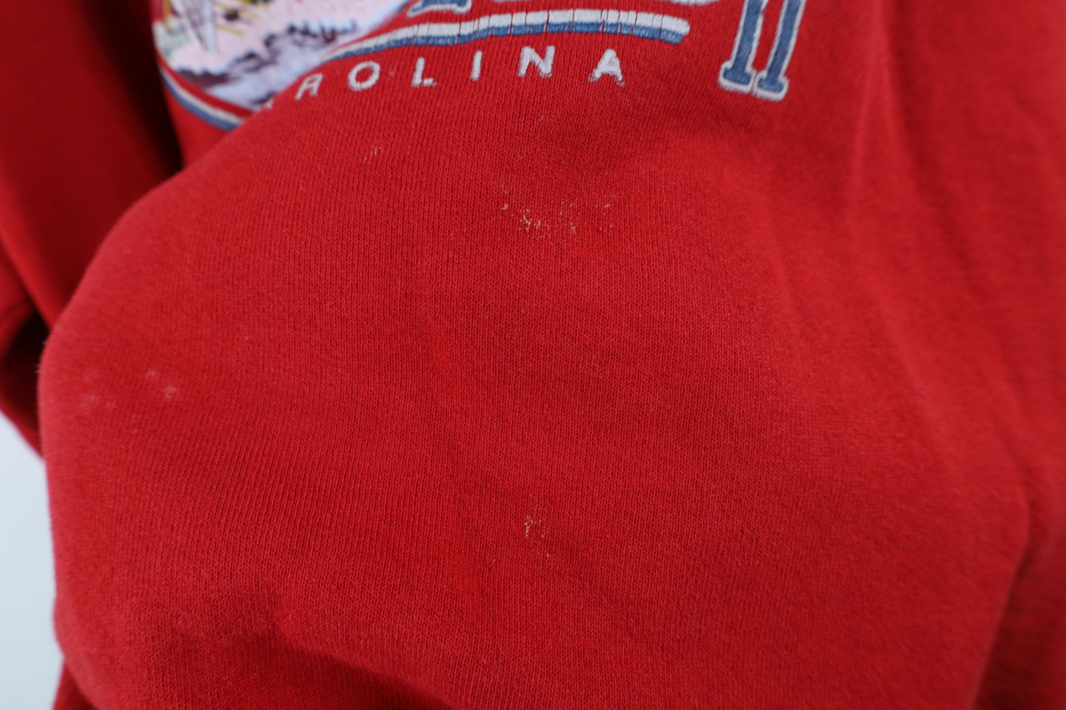Vintage Vintage 90s Streetwear Carolina Sailboat Sweatshirt USA Size US XL / EU 56 / 4 - 6 Thumbnail