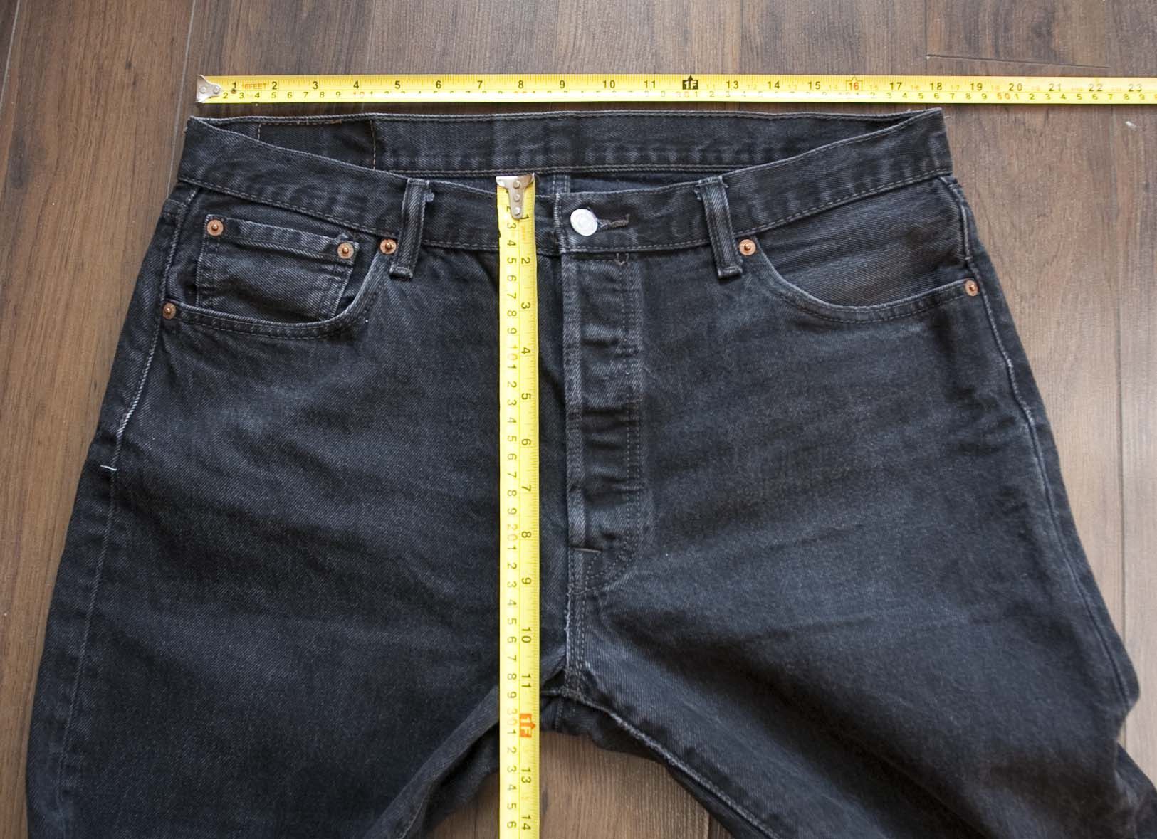 Levi's Levis Jeans 501 Black / Dark Gray Jeans Size 36x27.5 Size US 36 / EU 52 - 5 Thumbnail
