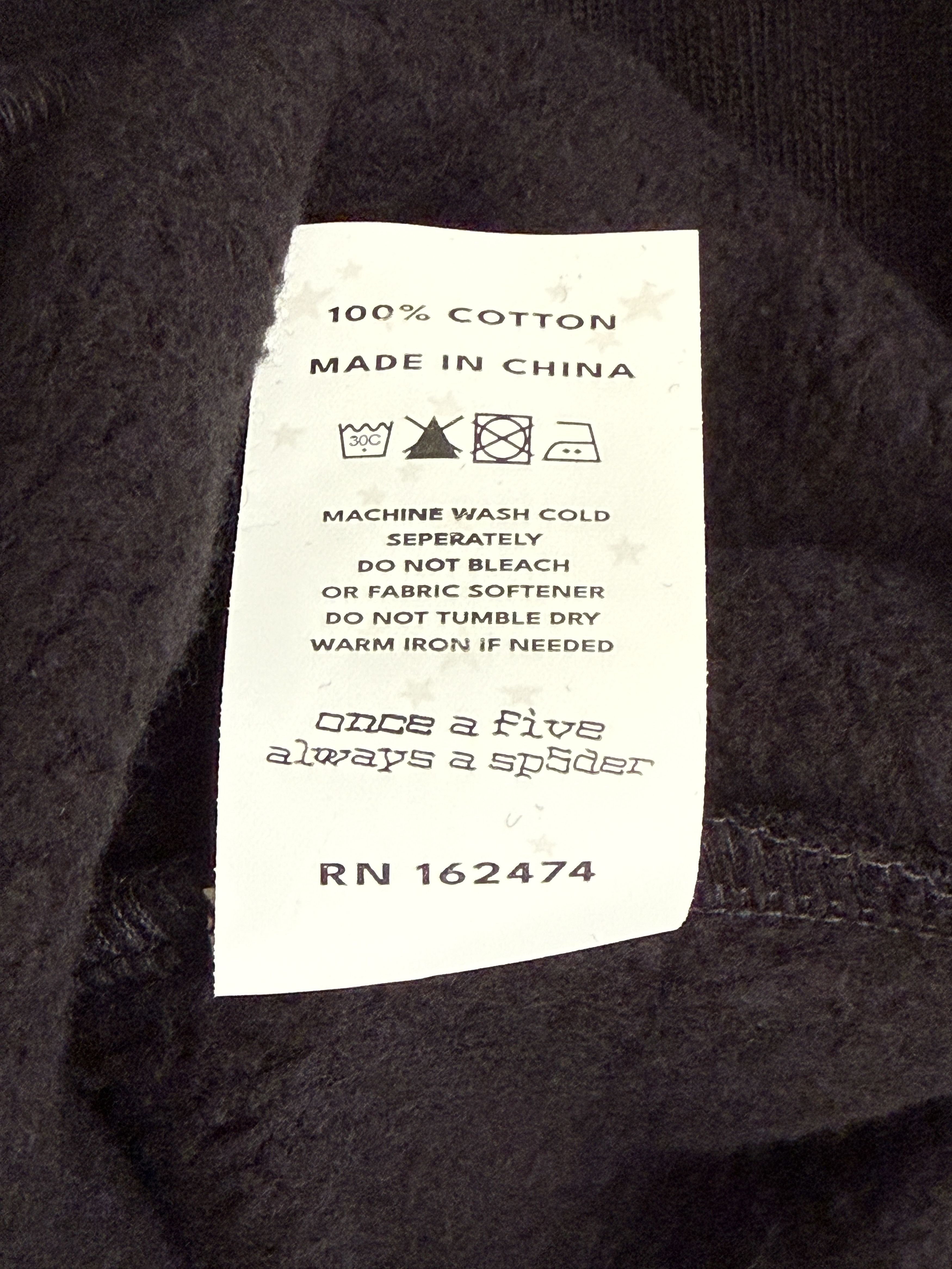 Sp5der Sp5der Jeffery Hoodie 'Black' Size M Size US M / EU 48-50 / 2 - 6 Thumbnail