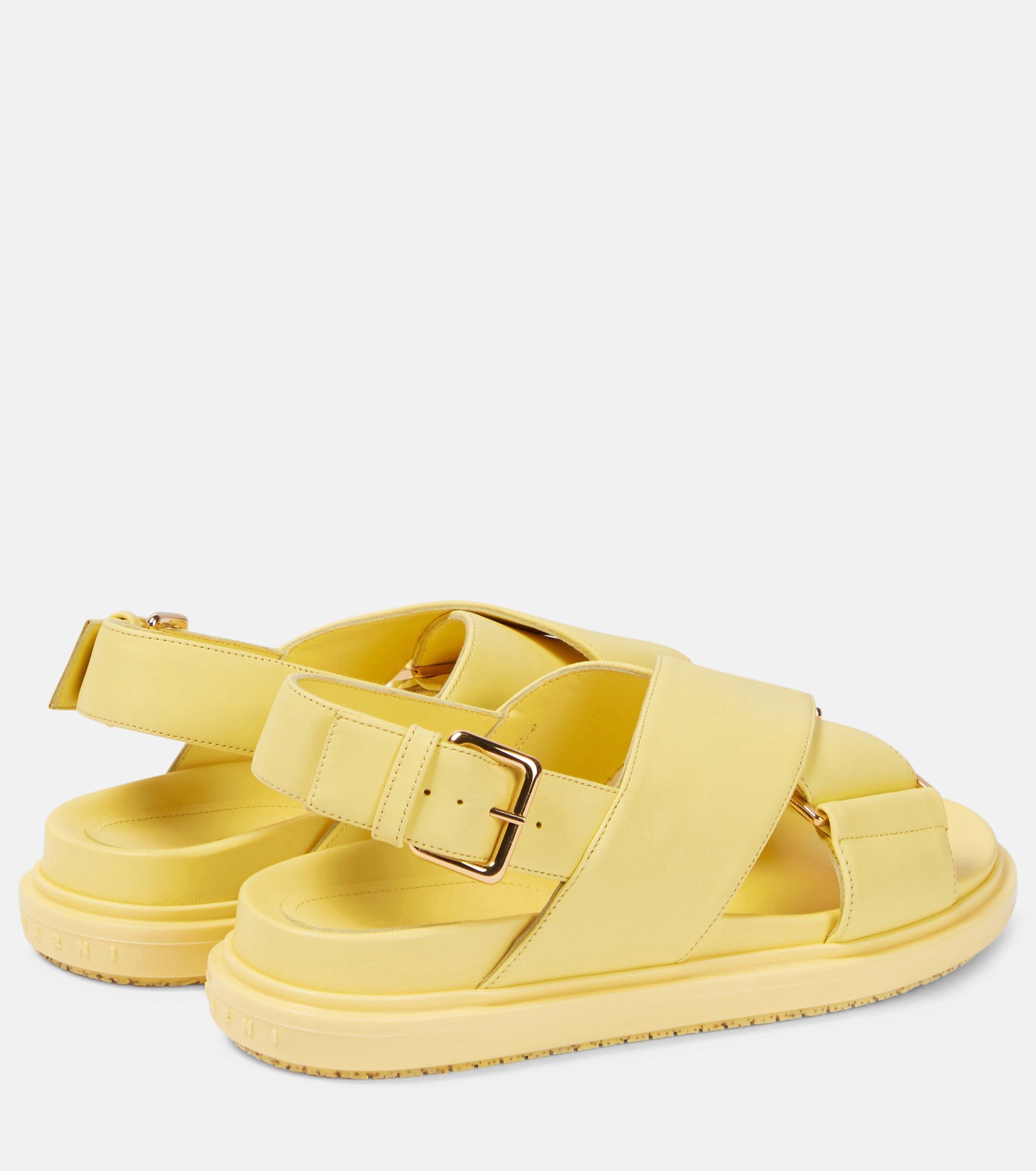 Marni o1w1db10824 Sandal in Beige Size US 10 / IT 40 - 4 Thumbnail