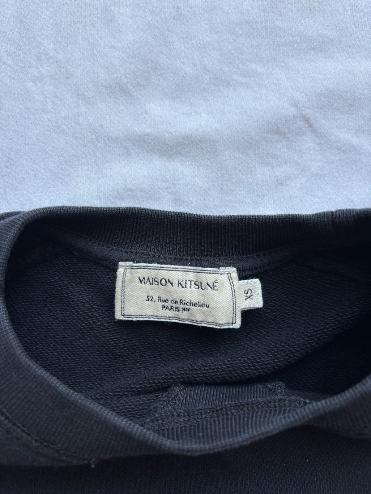 Maison Kitsune Maison Kitsuné Parisien Logo Sweatshirt Paris Streetwear Size XS / US 0-2 / IT 36-38 - 2 Thumbnail