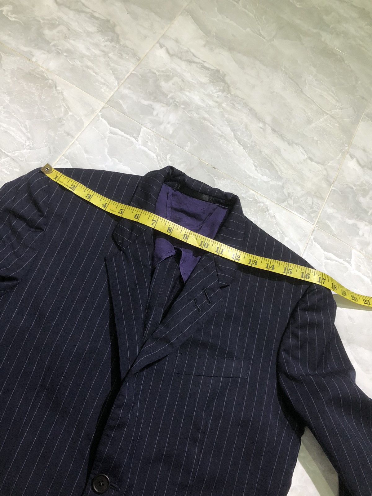 Cerruti 1881 × Paul Smith Paul Smith x Lanificio Cerruti stripe blazer single breasted Size 38R - 22 Thumbnail