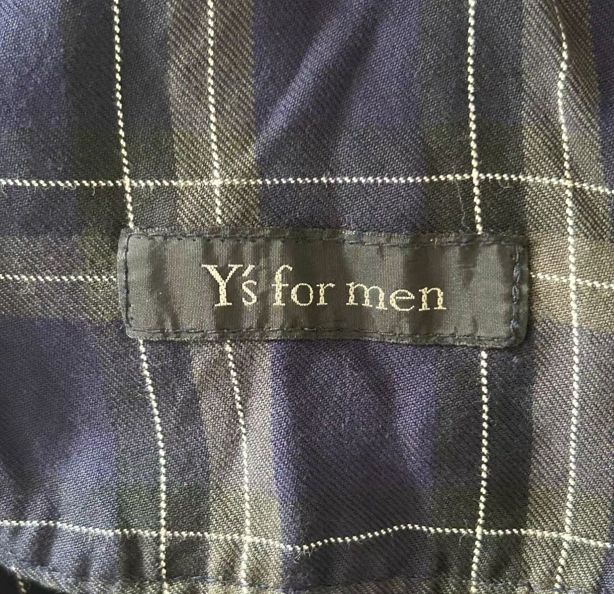 Yohji Yamamoto Yohji Yamamoto 90s Blue-Green Plaid Jacket K4 Size US M / EU 48-50 / 2 - 7 Thumbnail