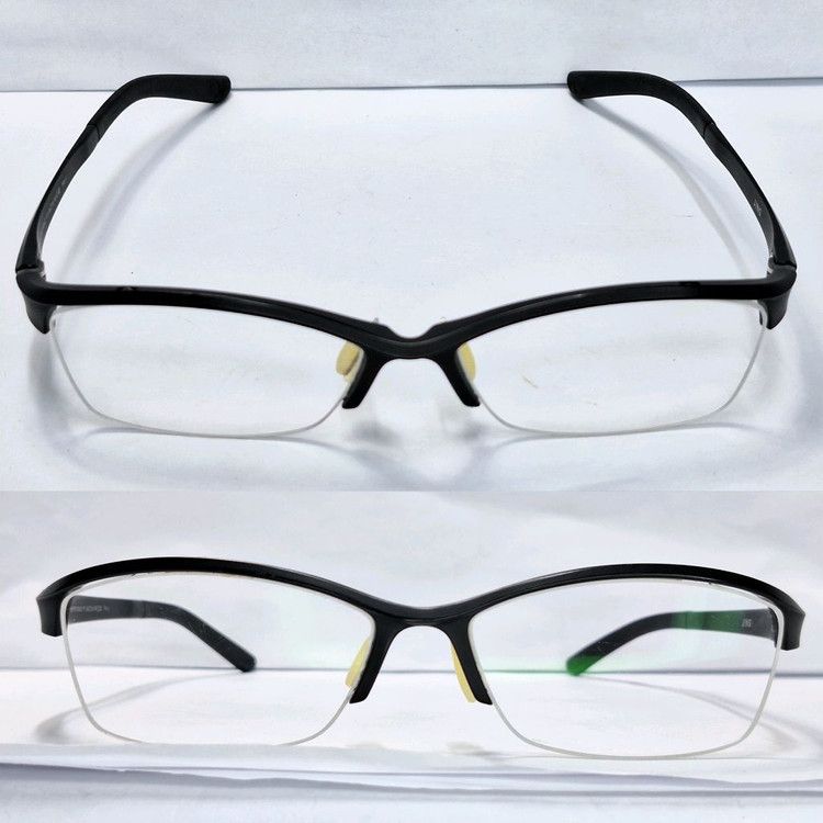 JINS JINS Airframe Slim Edge MUN-19S-193 Half-Rim Glasses PPSU Size ONE SIZE - 6 Thumbnail