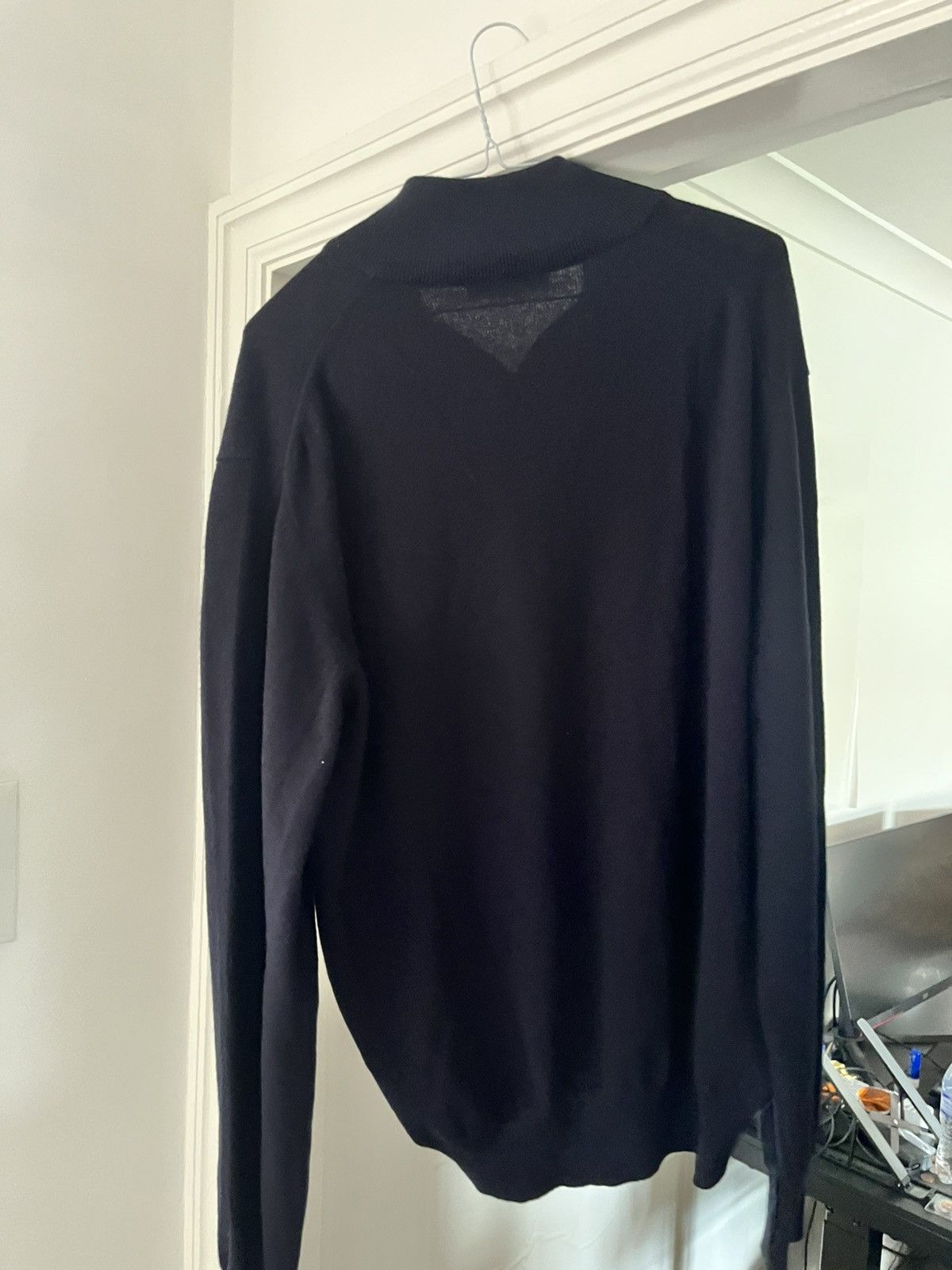 Loro Piana Loro Piana Navy Baby Cashmere quarter zip size 52 new Size US L / EU 52-54 / 3 - 6 Thumbnail