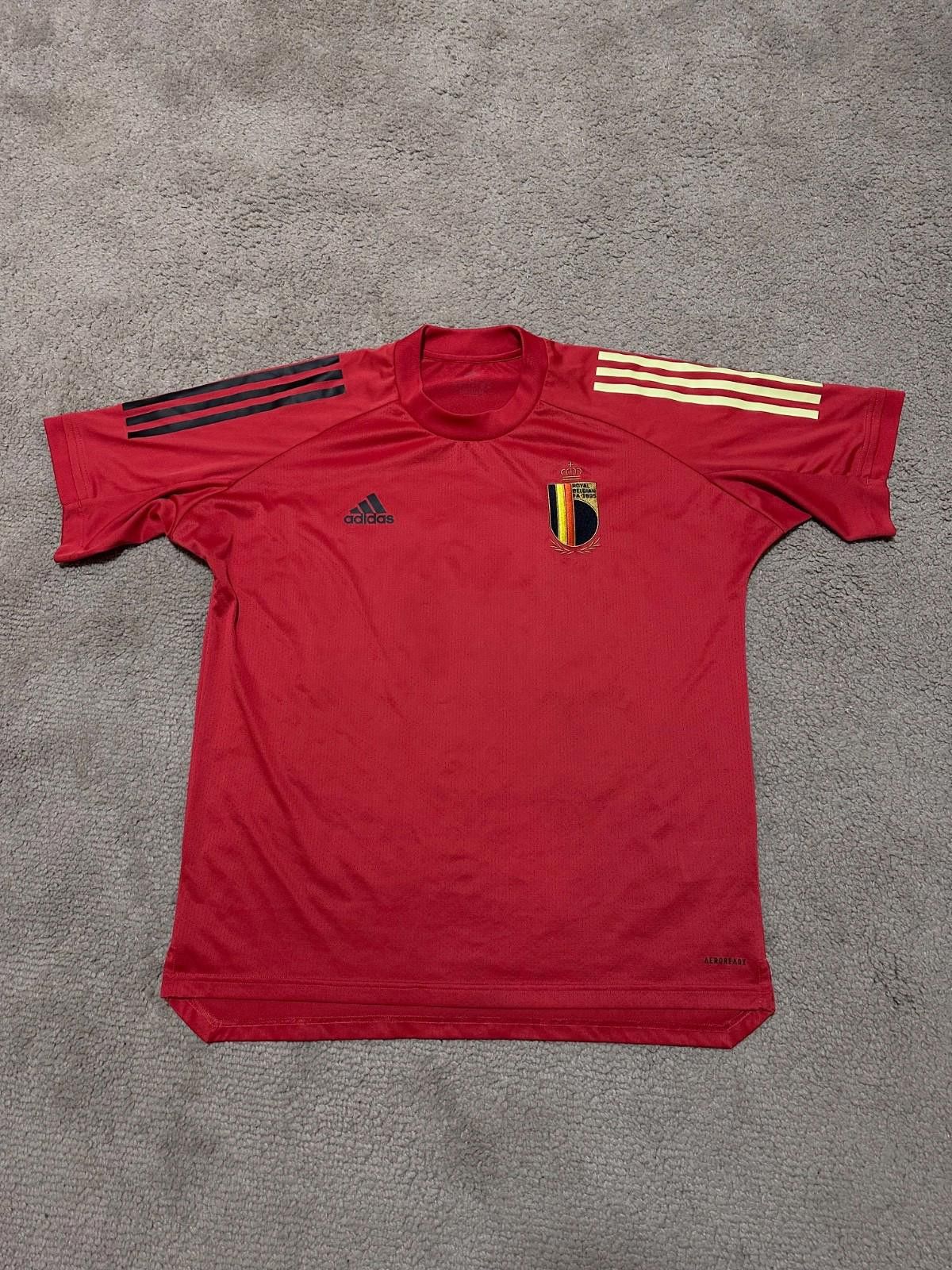 Adidas 2019-20 Belgium adidas Football Soccer Training Shirt Sz L Size US L / EU 52-54 / 3 - 1 Thumbnail